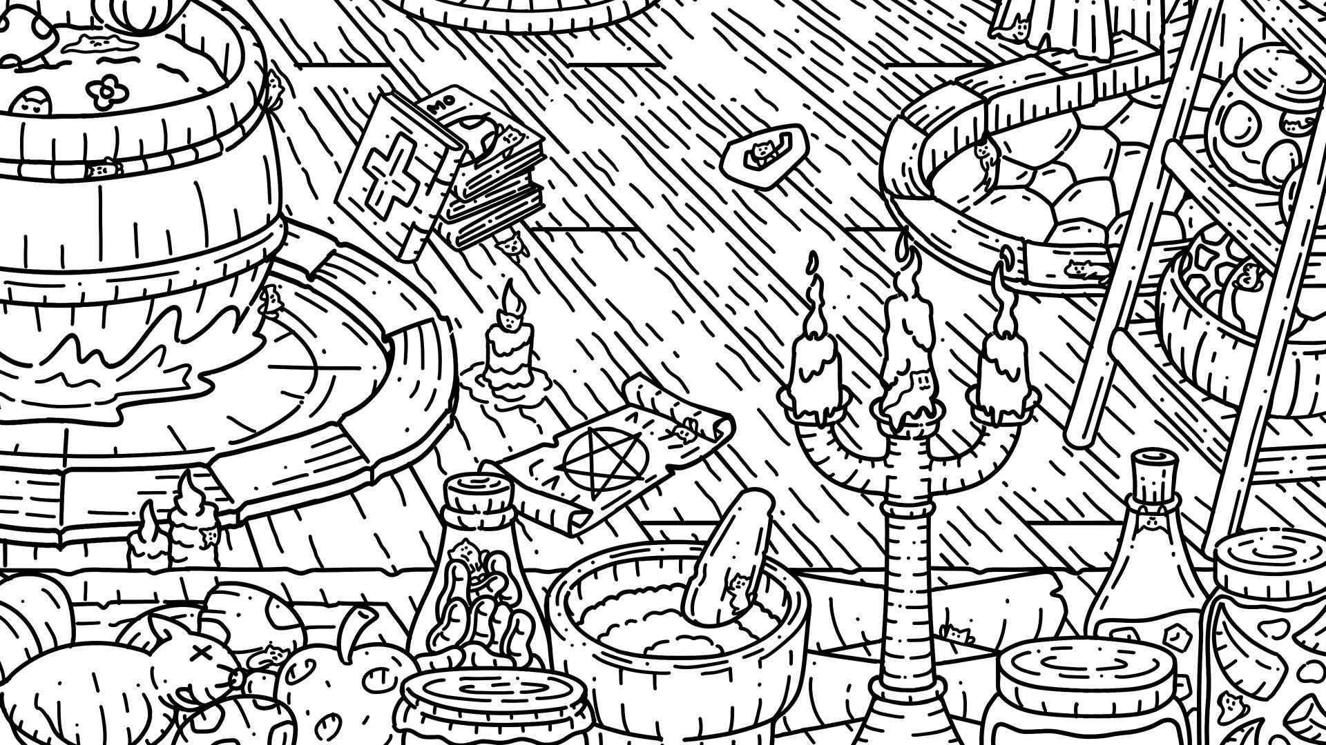 Screenshot for 100 Witch Cats