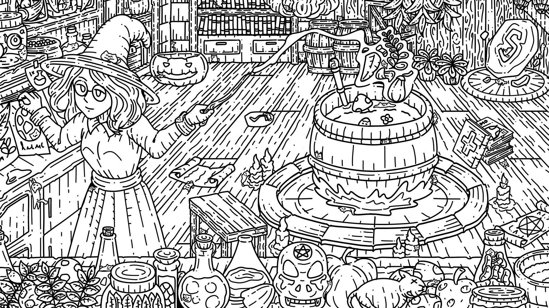 Screenshot for 100 Witch Cats