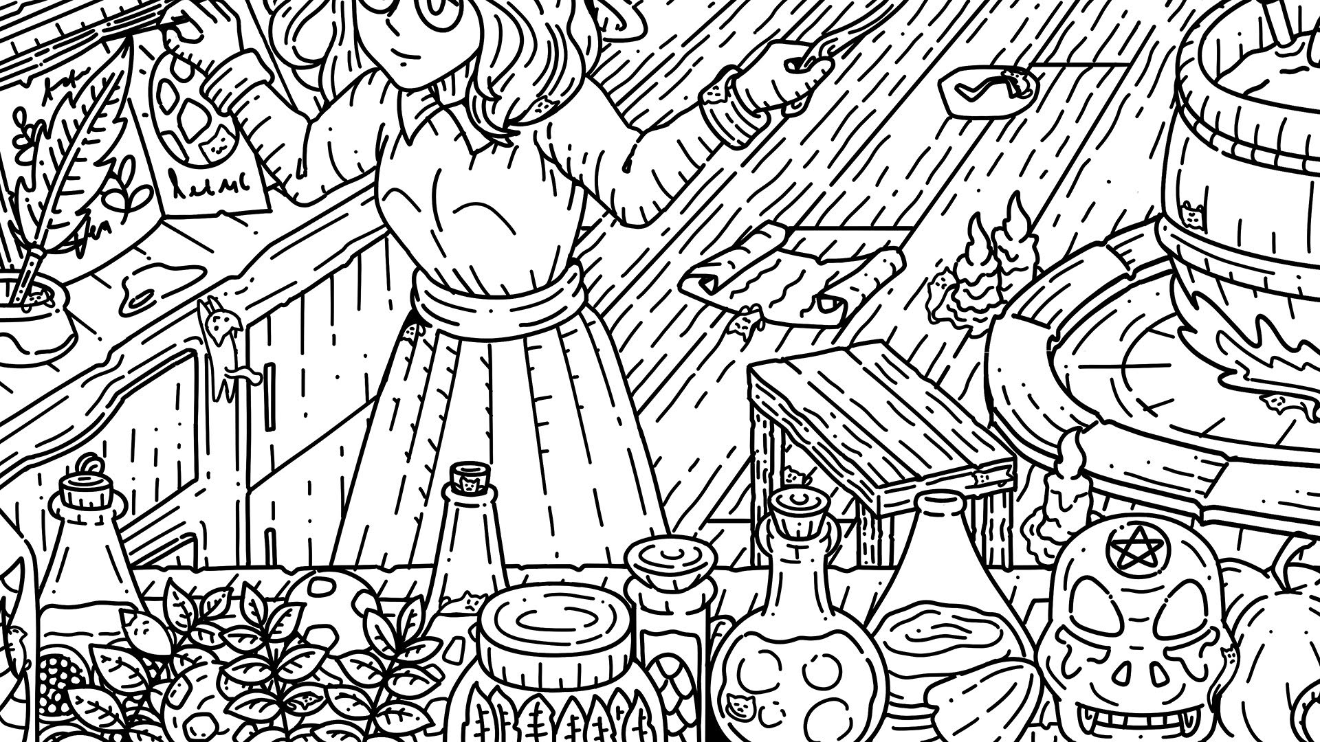 Screenshot for 100 Witch Cats