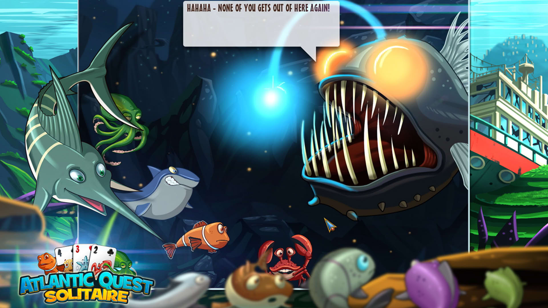 Screenshot for Atlantic Quest Solitaire