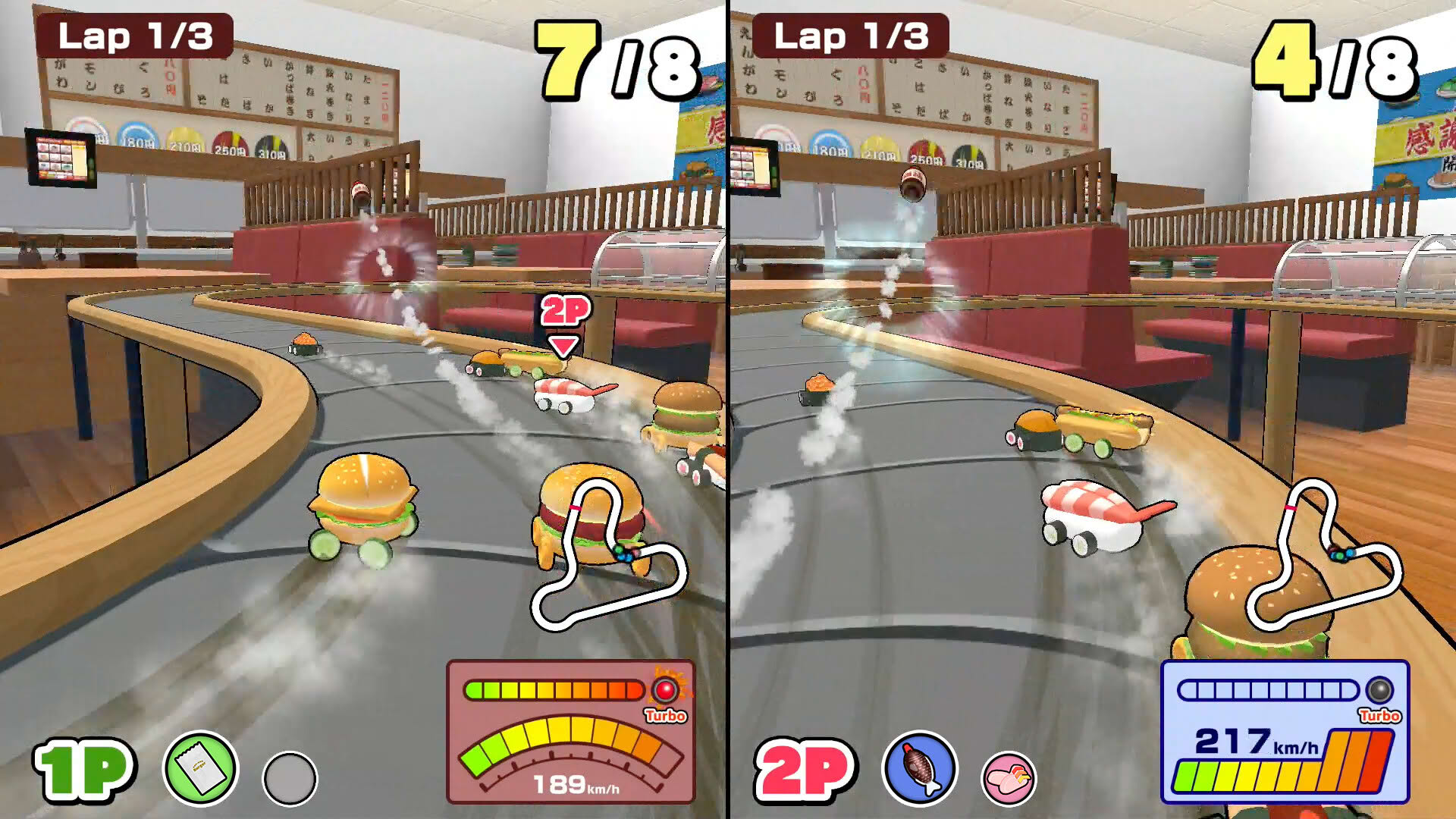 Screenshot for Sushi vs. Burger Race