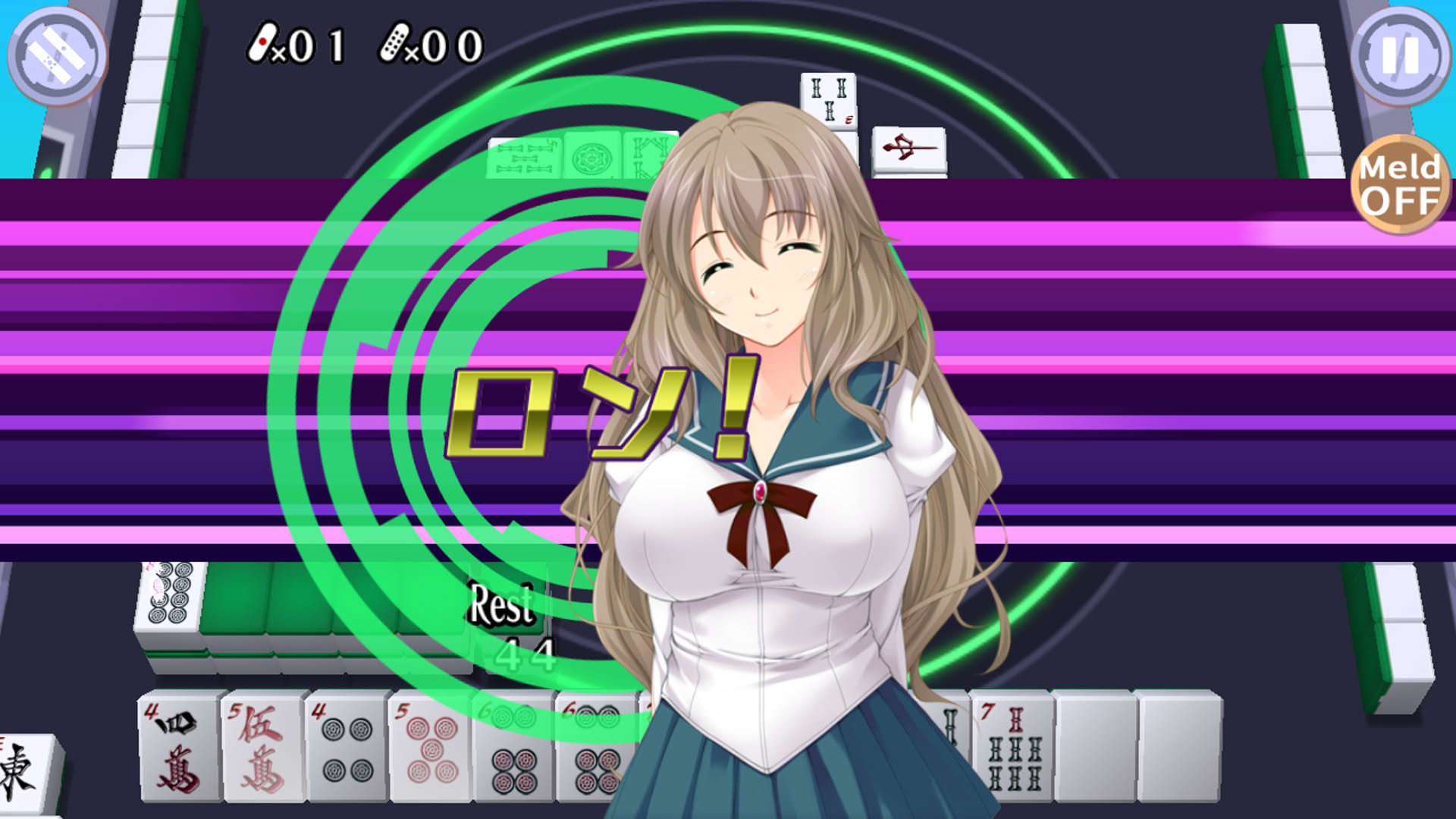 Screenshot for Mahjong Pretty Girls Battle