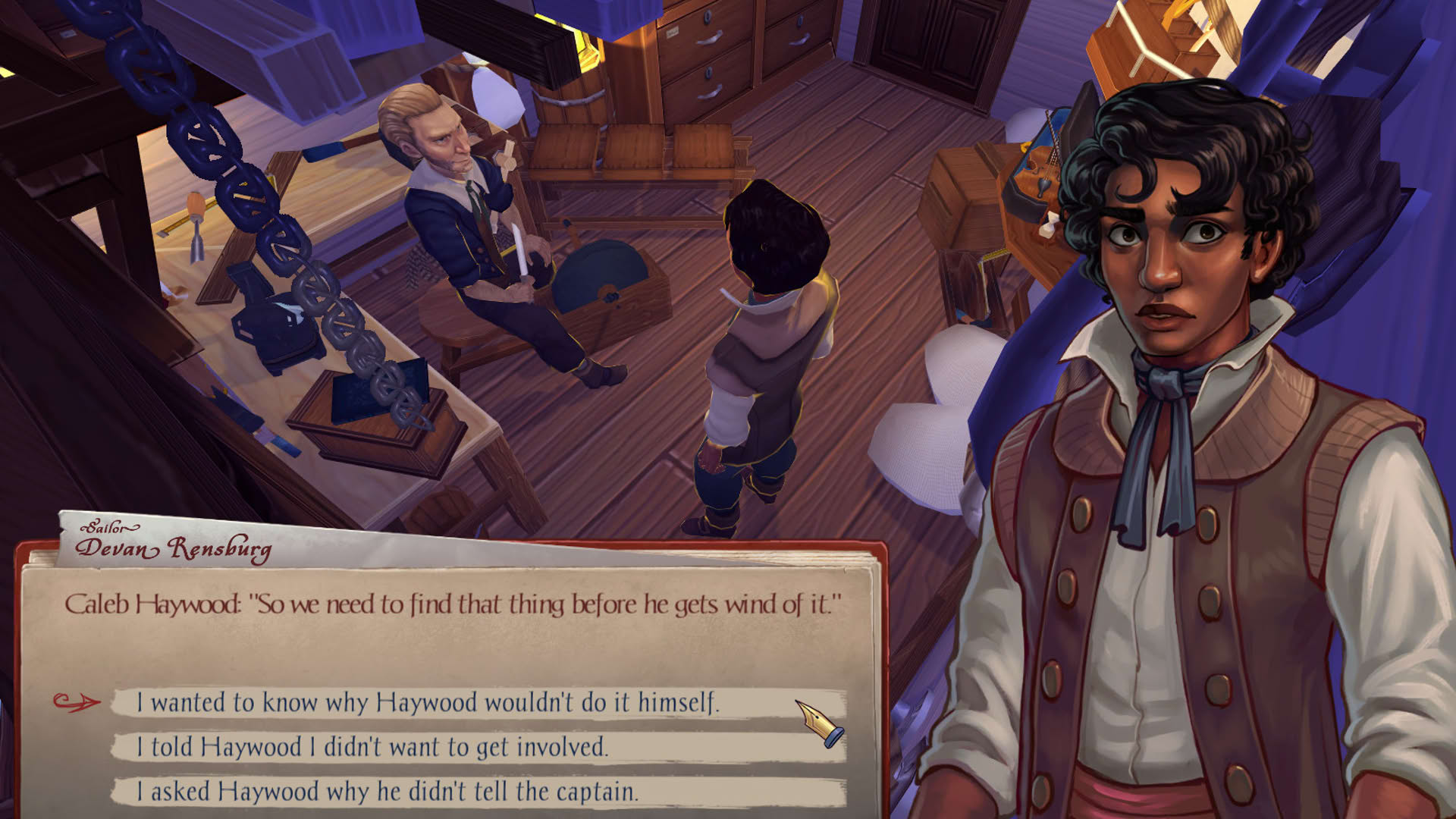 Screenshot for Herald: An Interactive Period Drama - Book I & II