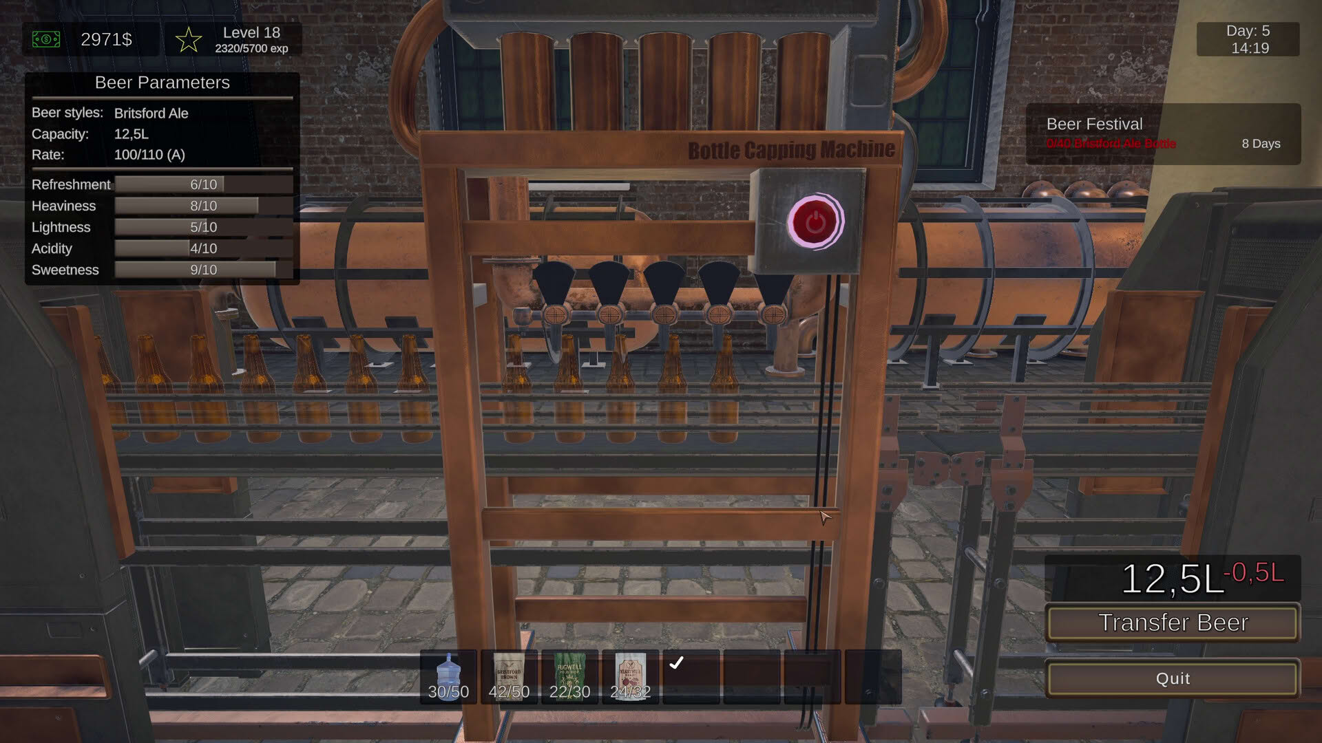 Screenshot for Beer Manufacture Simulator