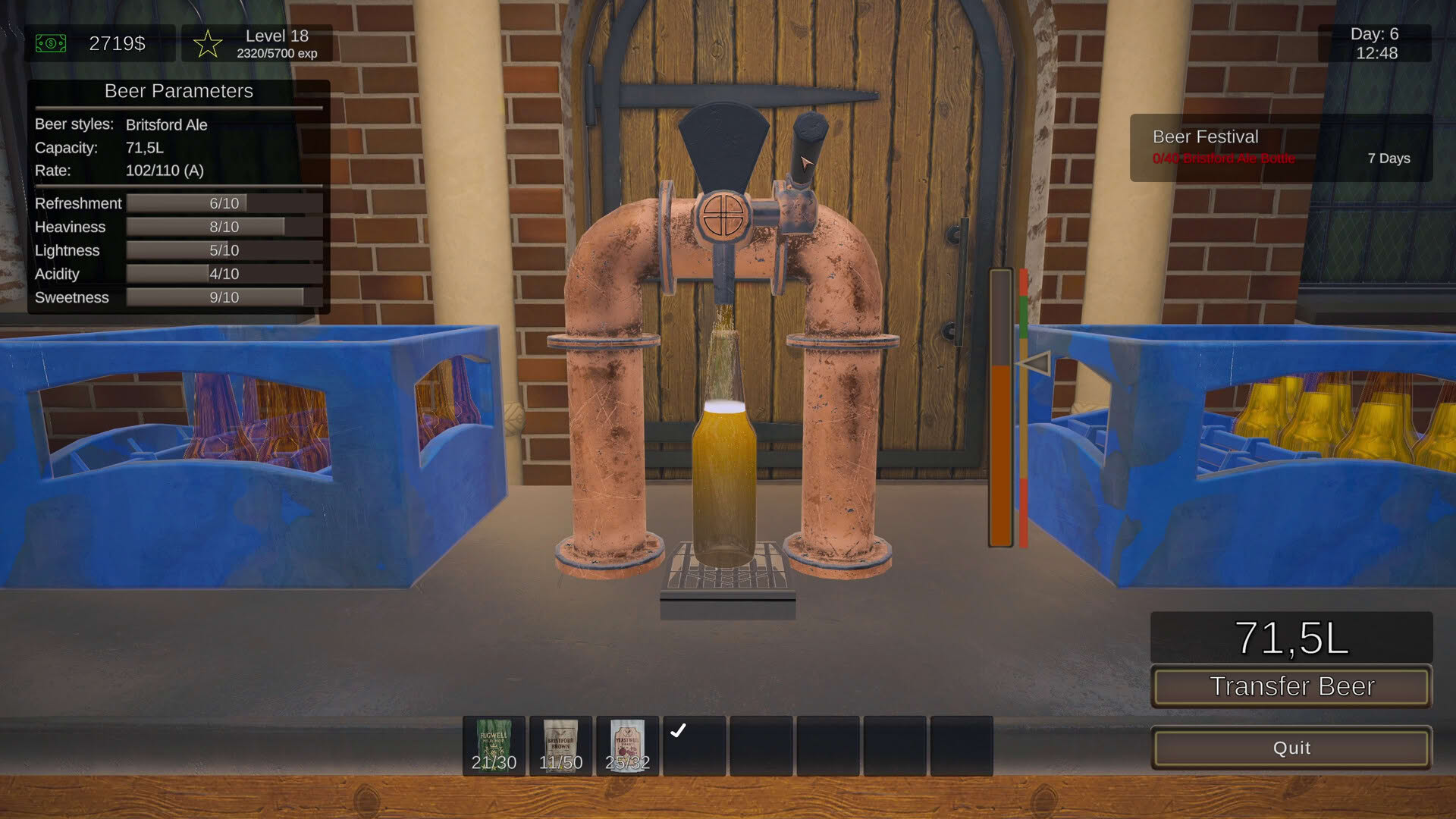 Screenshot for Beer Manufacture Simulator