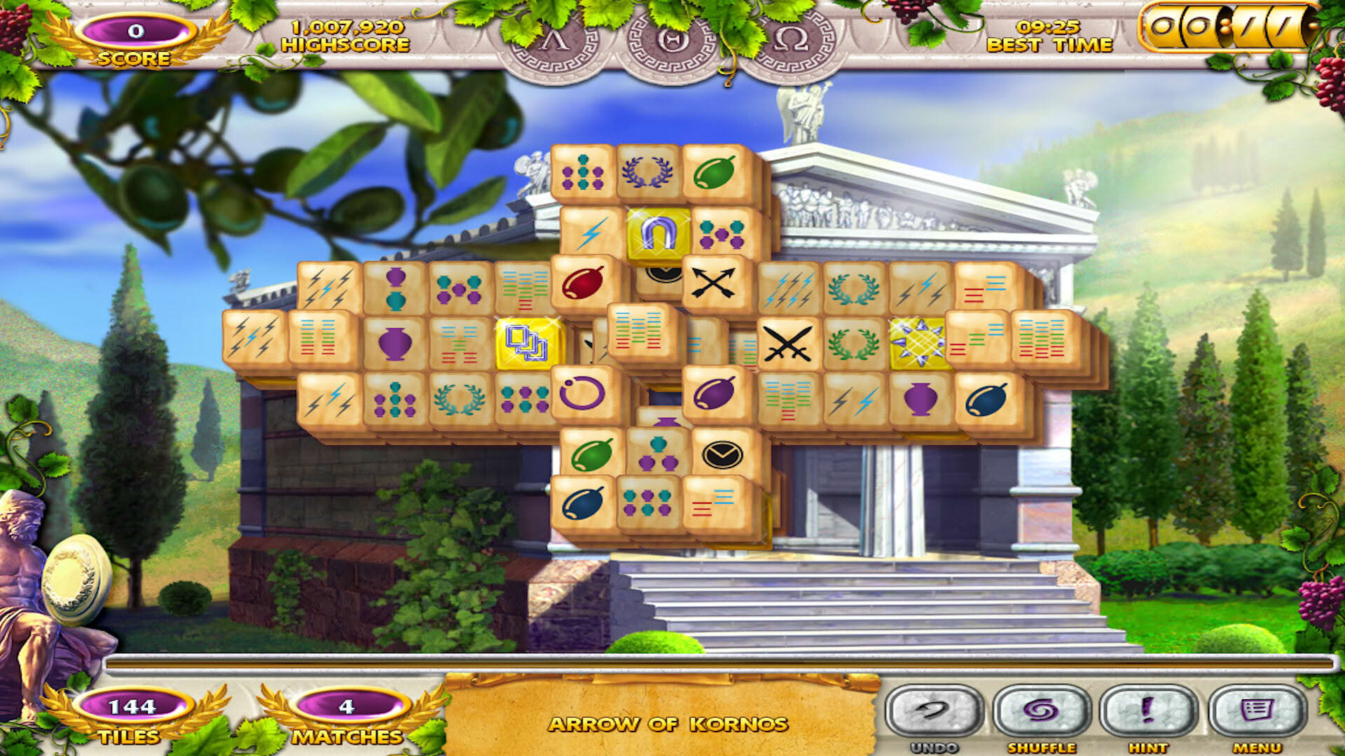 Screenshot for Mahjong Mysteries: Ancient Athena