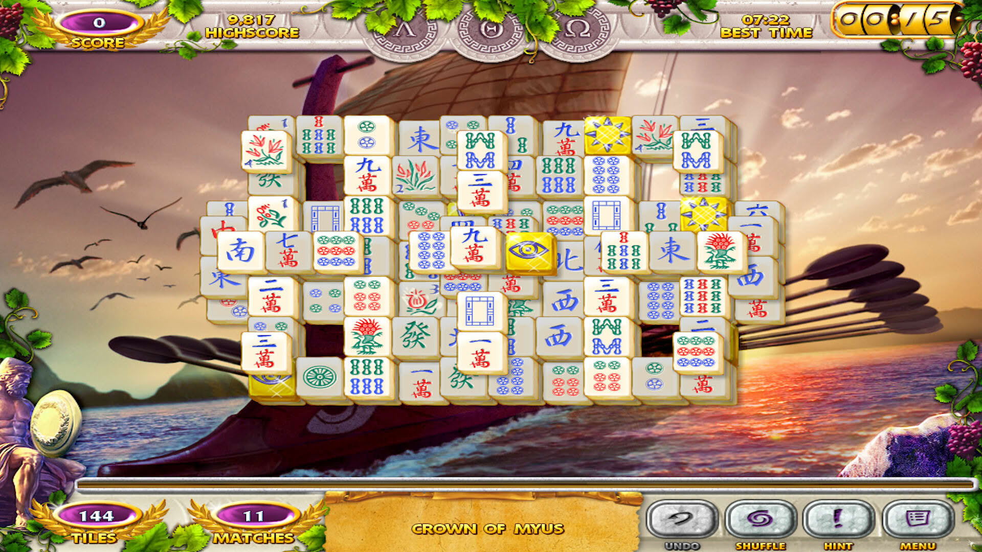 Screenshot for Mahjong Mysteries: Ancient Athena