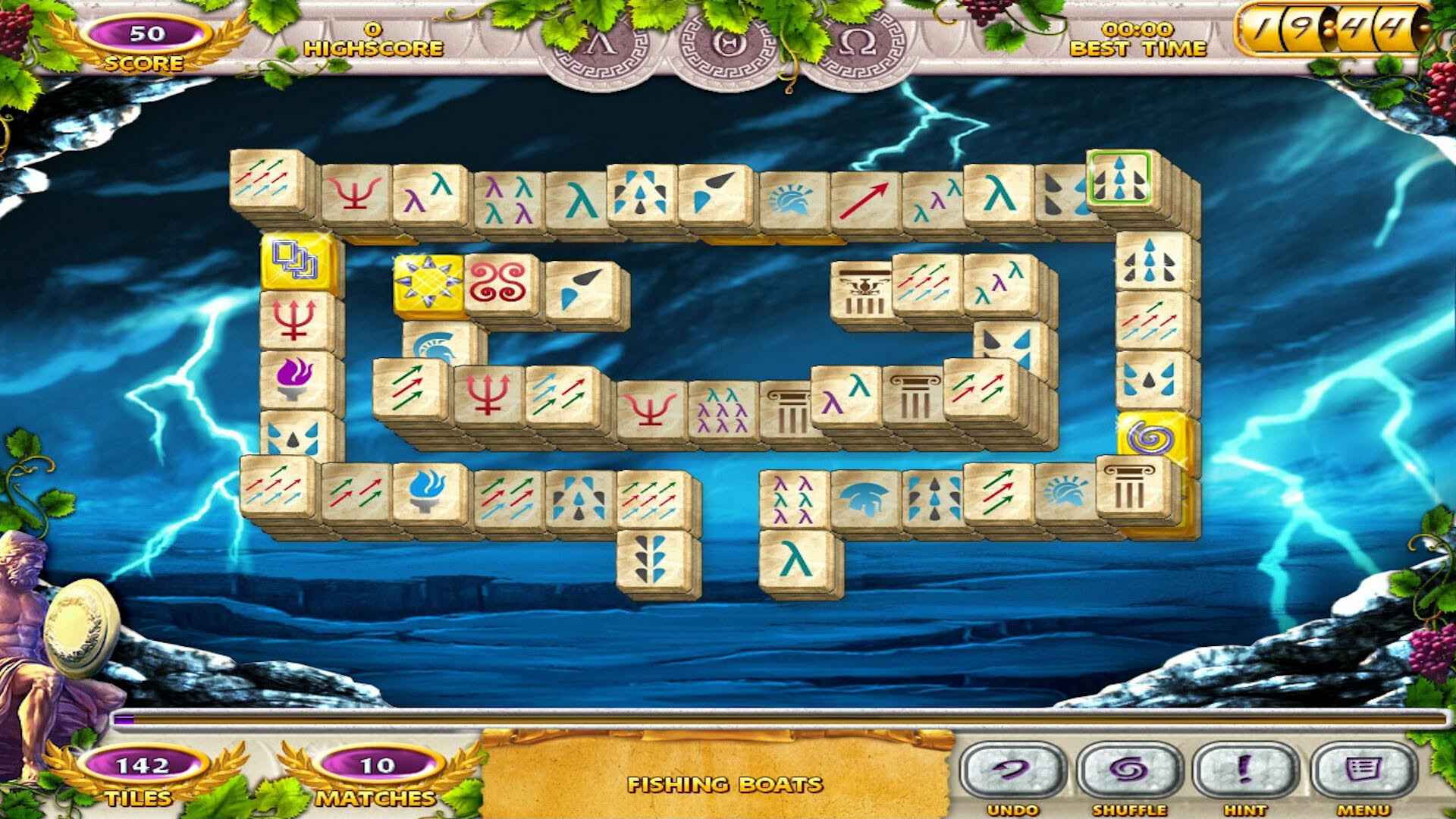 Screenshot for Mahjong Mysteries: Ancient Athena