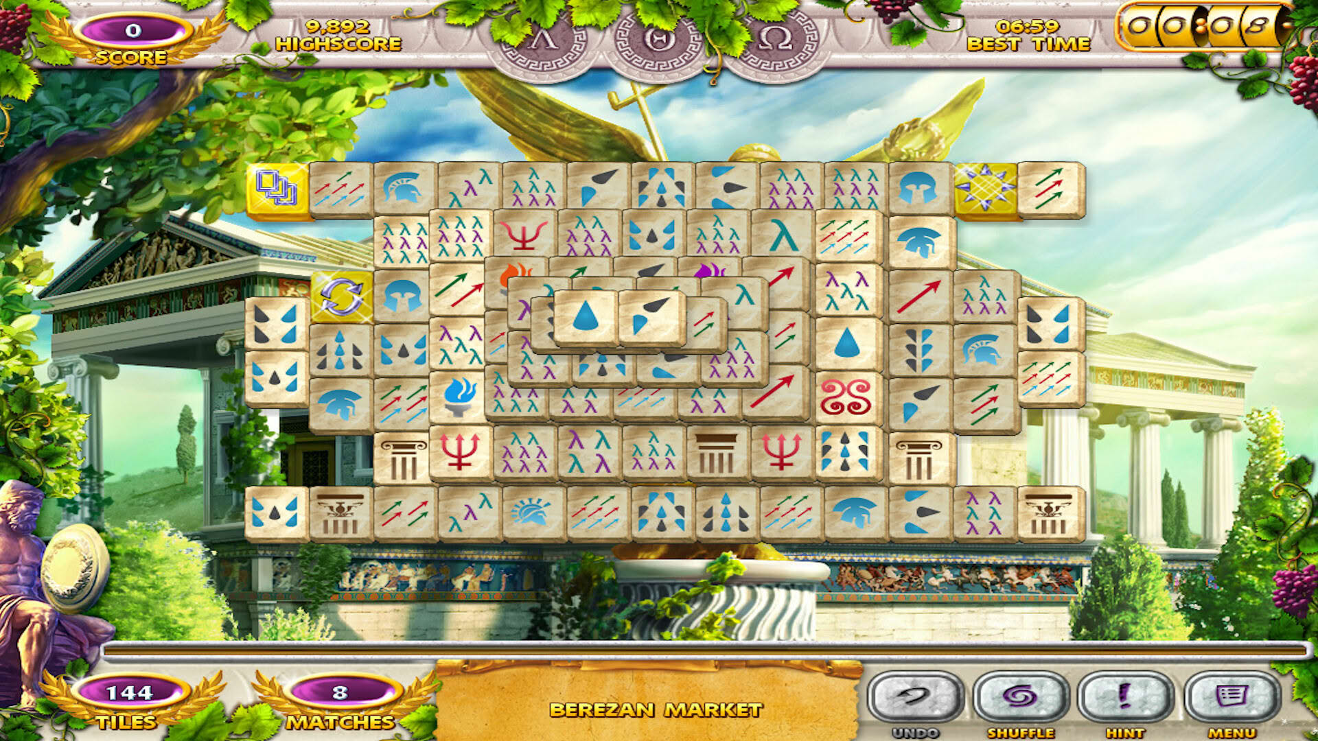 Screenshot for Mahjong Mysteries: Ancient Athena