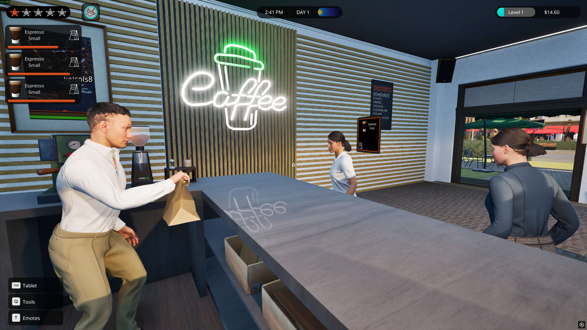 Screenshot for Cafe Crew Simulator
