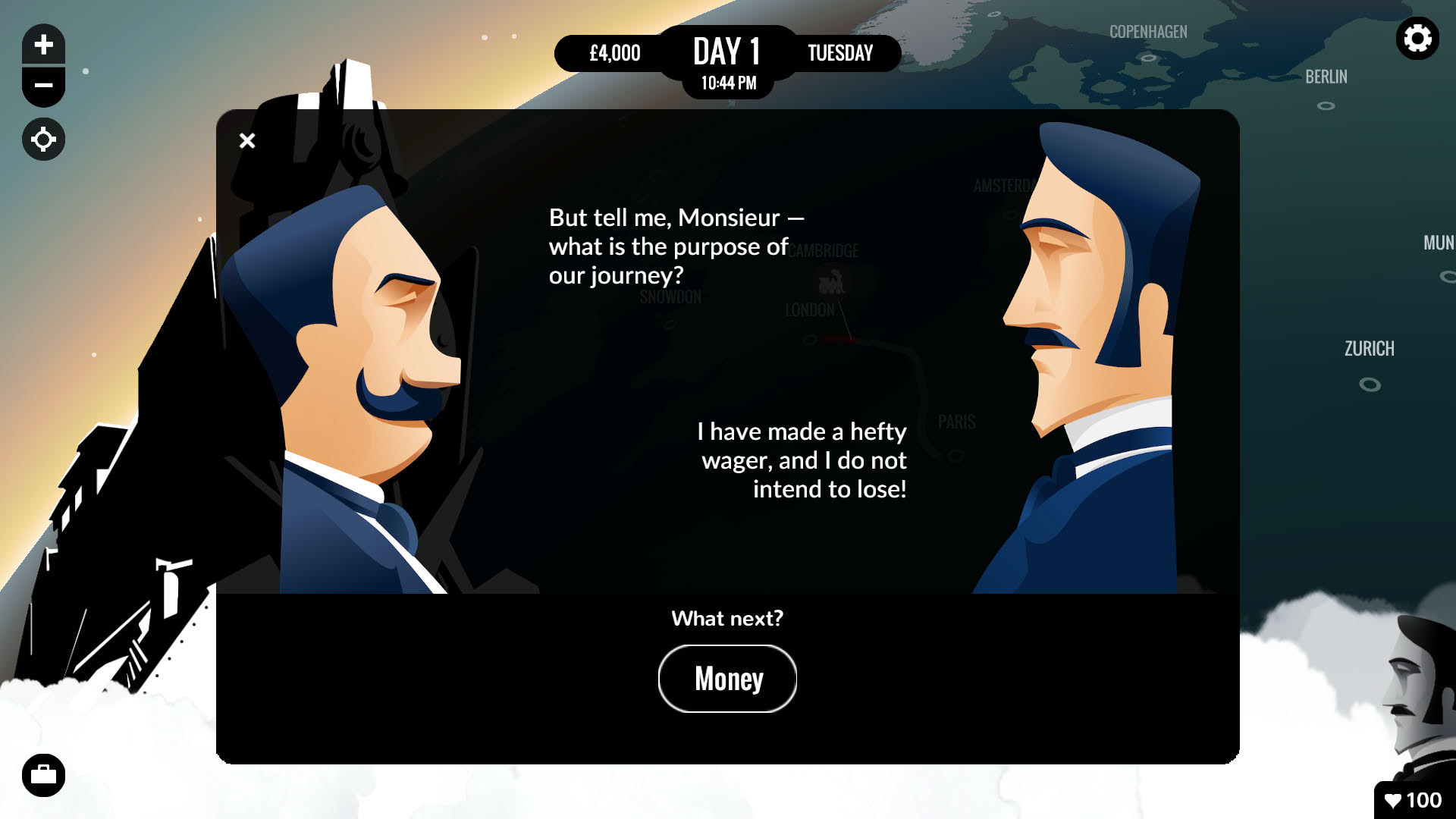 Screenshot for 80 Days