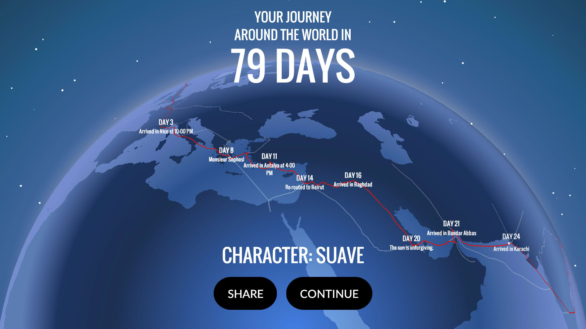 Screenshot for 80 Days