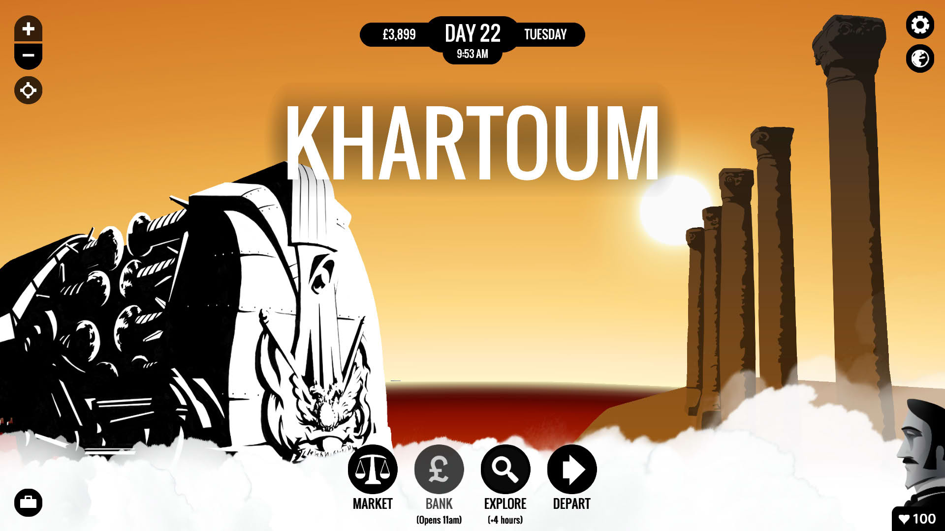 Screenshot for 80 Days