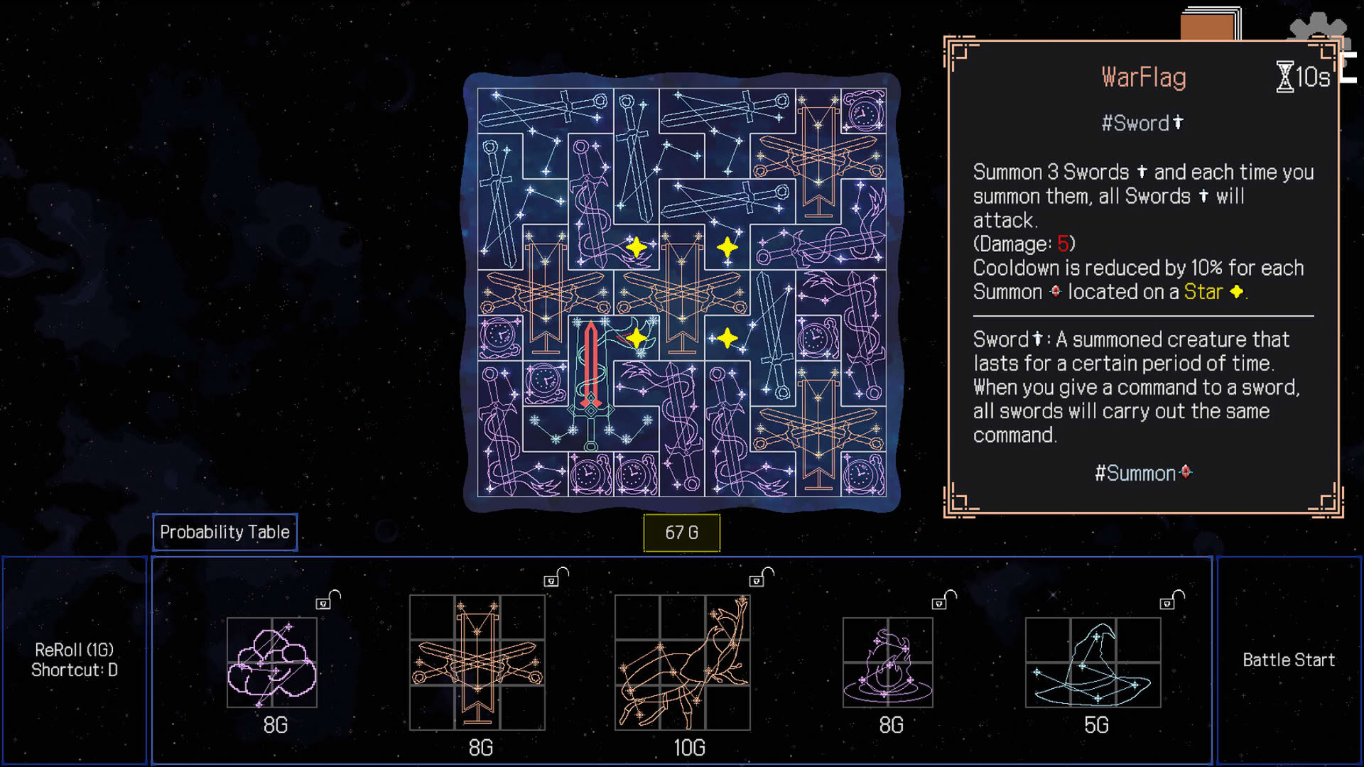 Screenshot for Stellar Witch