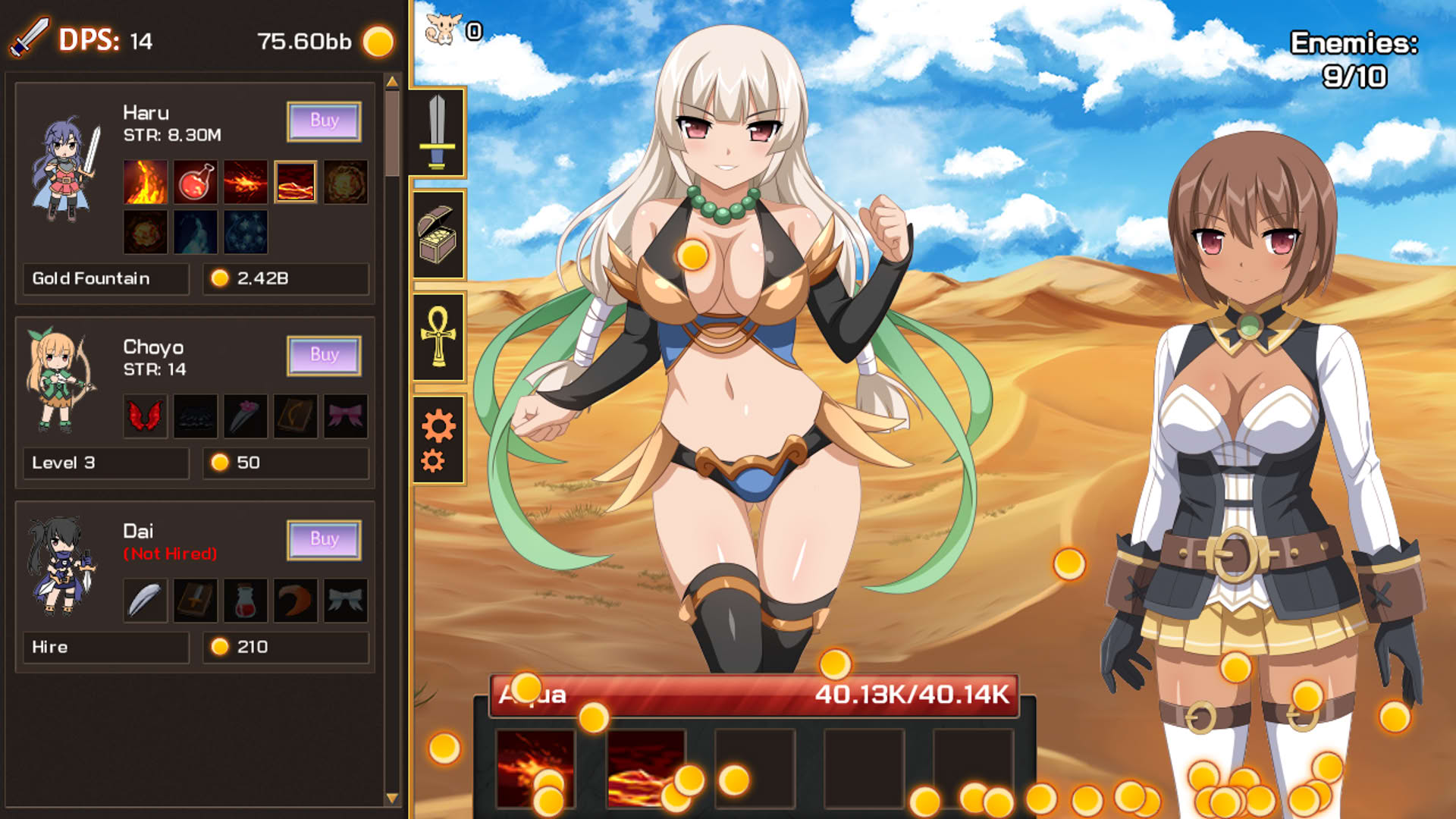 Screenshot for Sakura Clicker