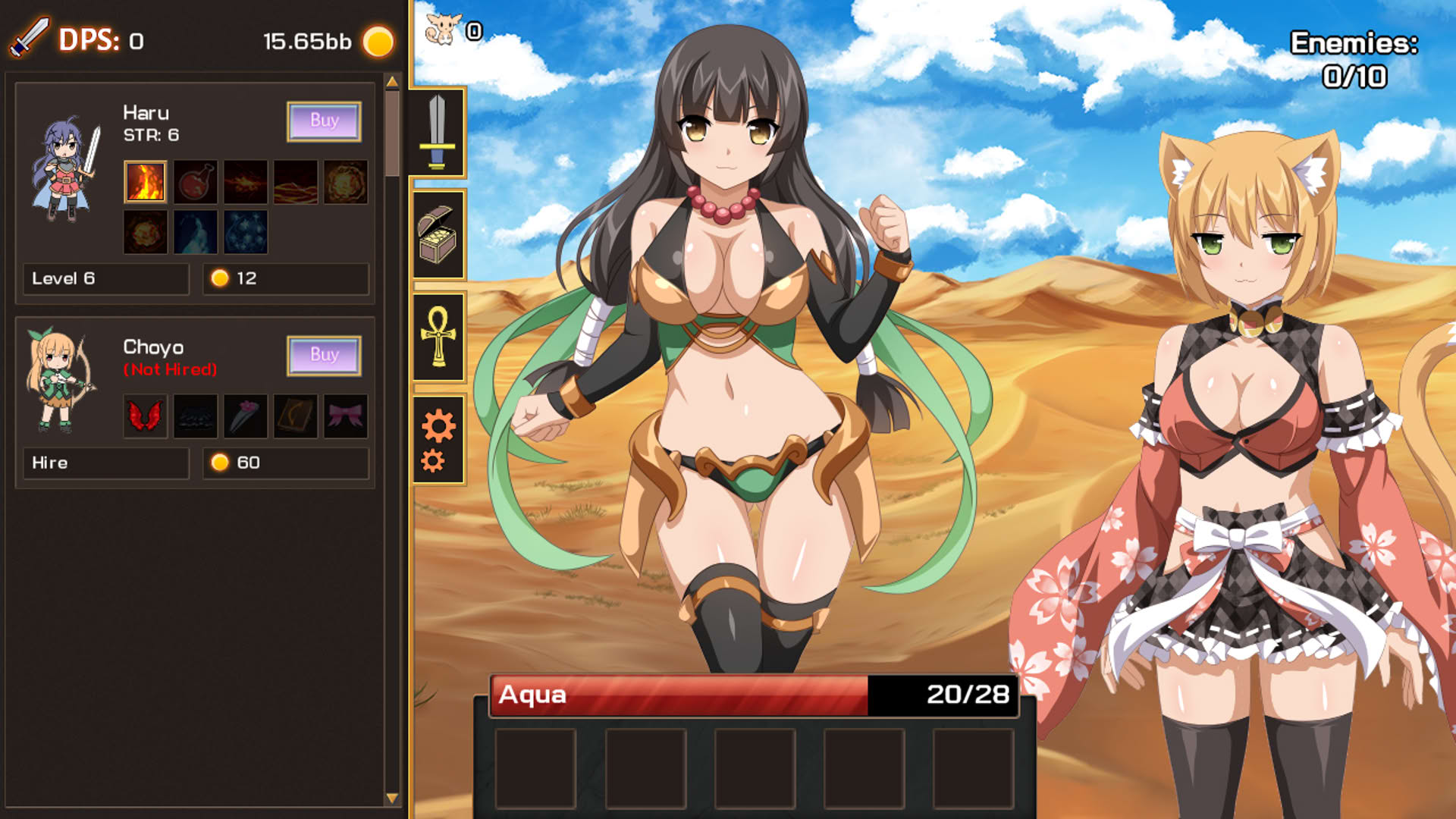 Screenshot for Sakura Clicker