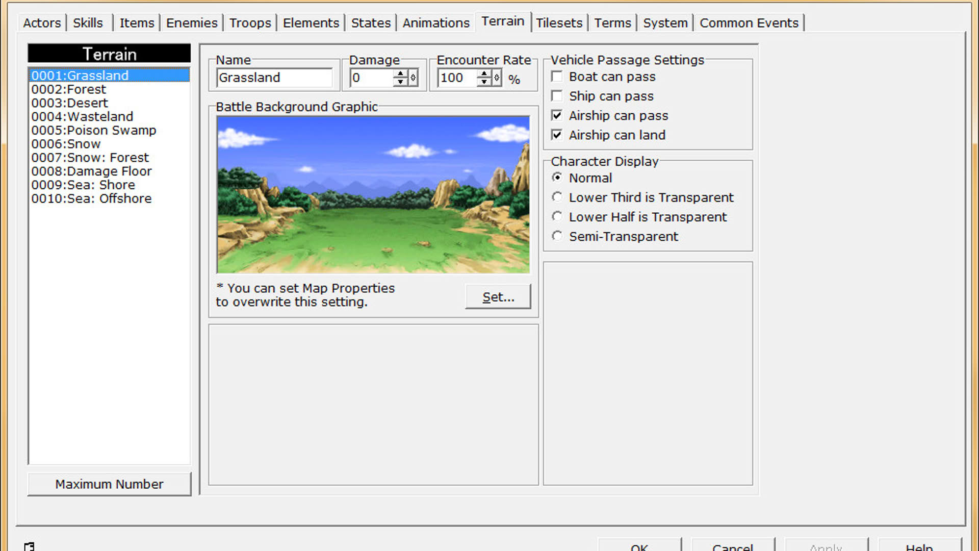 Screenshot for RPG Maker 2000