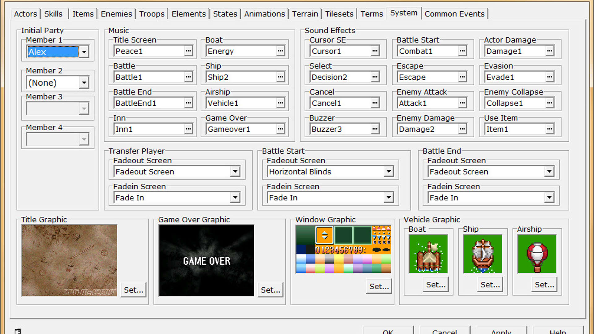 Screenshot for RPG Maker 2000