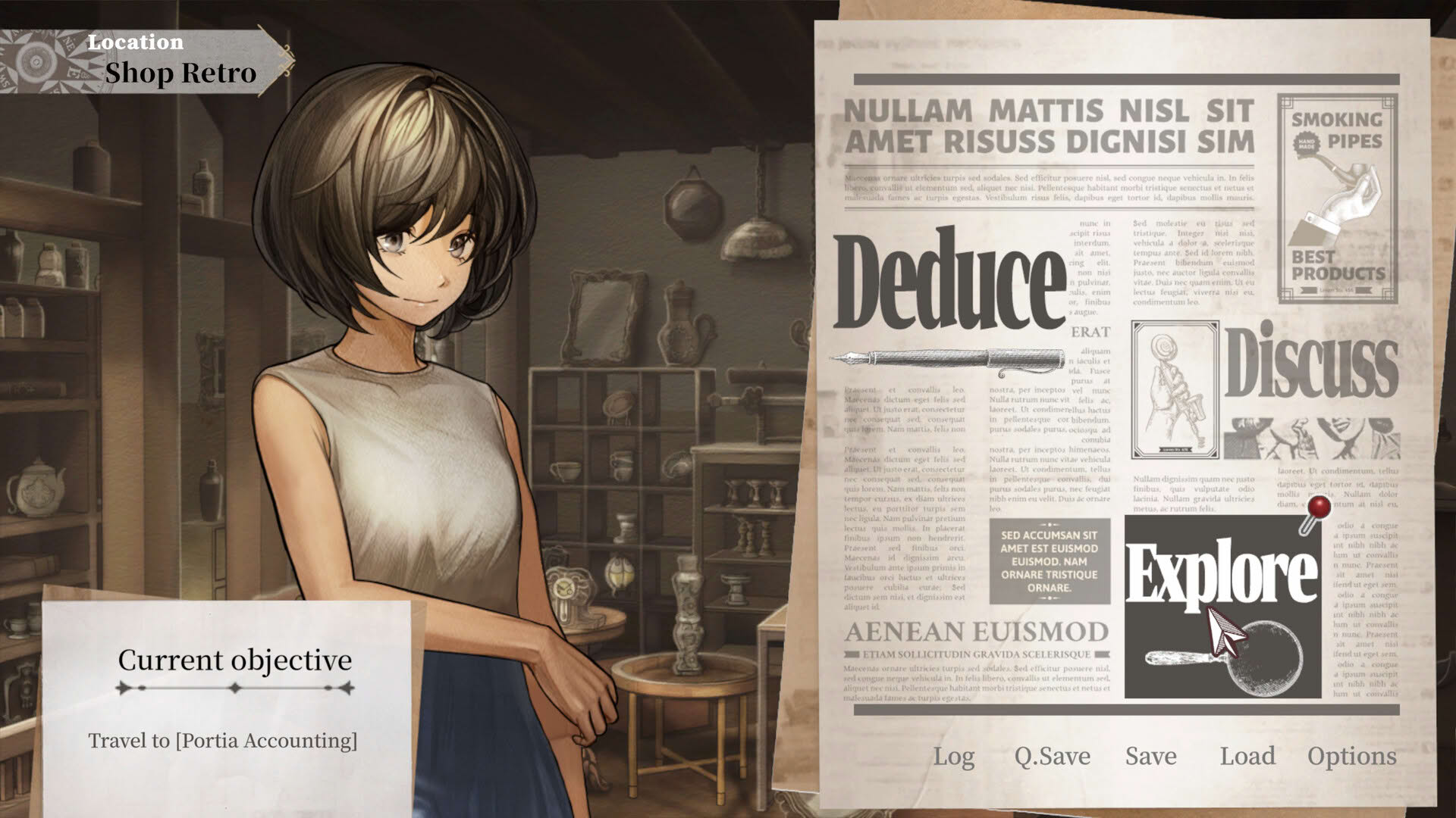 Screenshot for Staffer Retro : A Supernatural Mystery Quest
