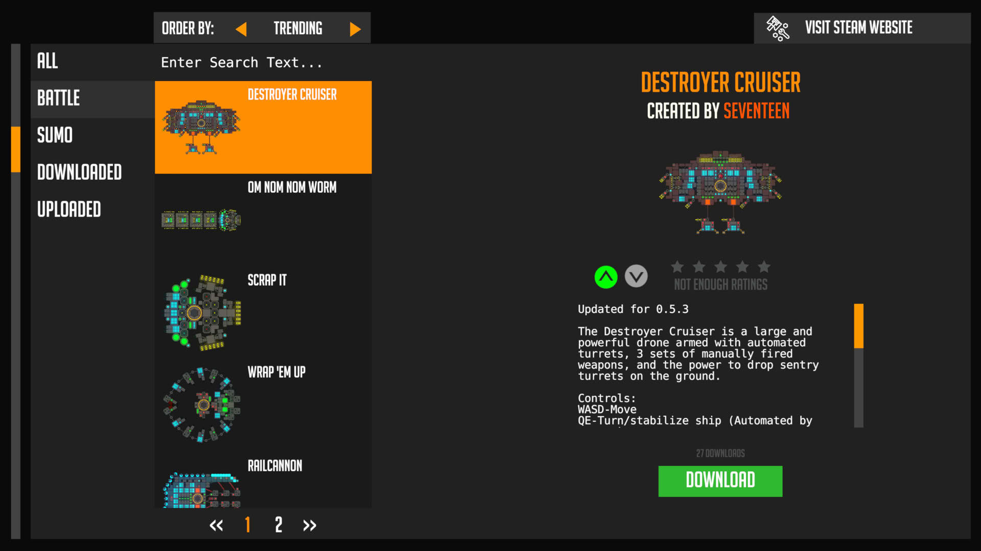 Screenshot for Nimbatus: The Space Drone Constructor