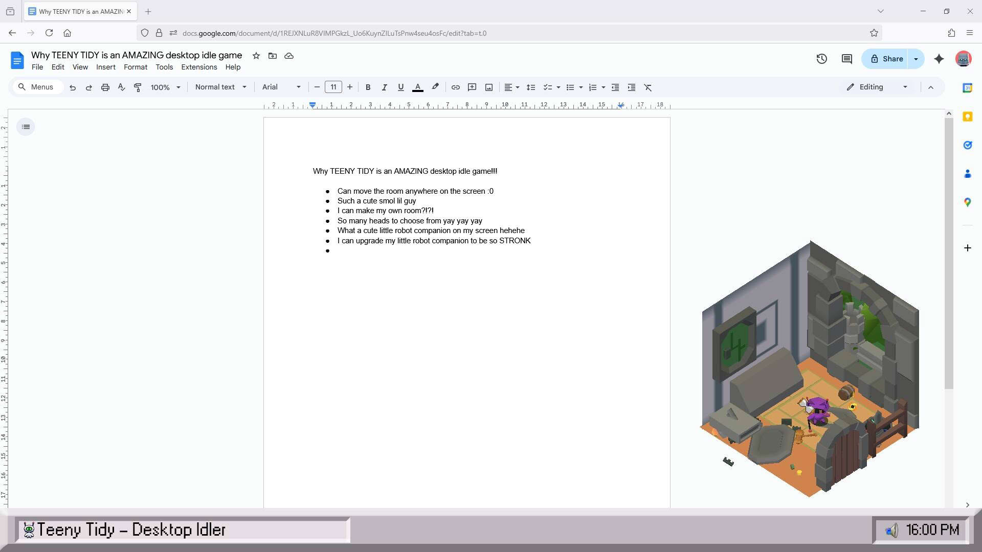 Screenshot for Teeny Tidy