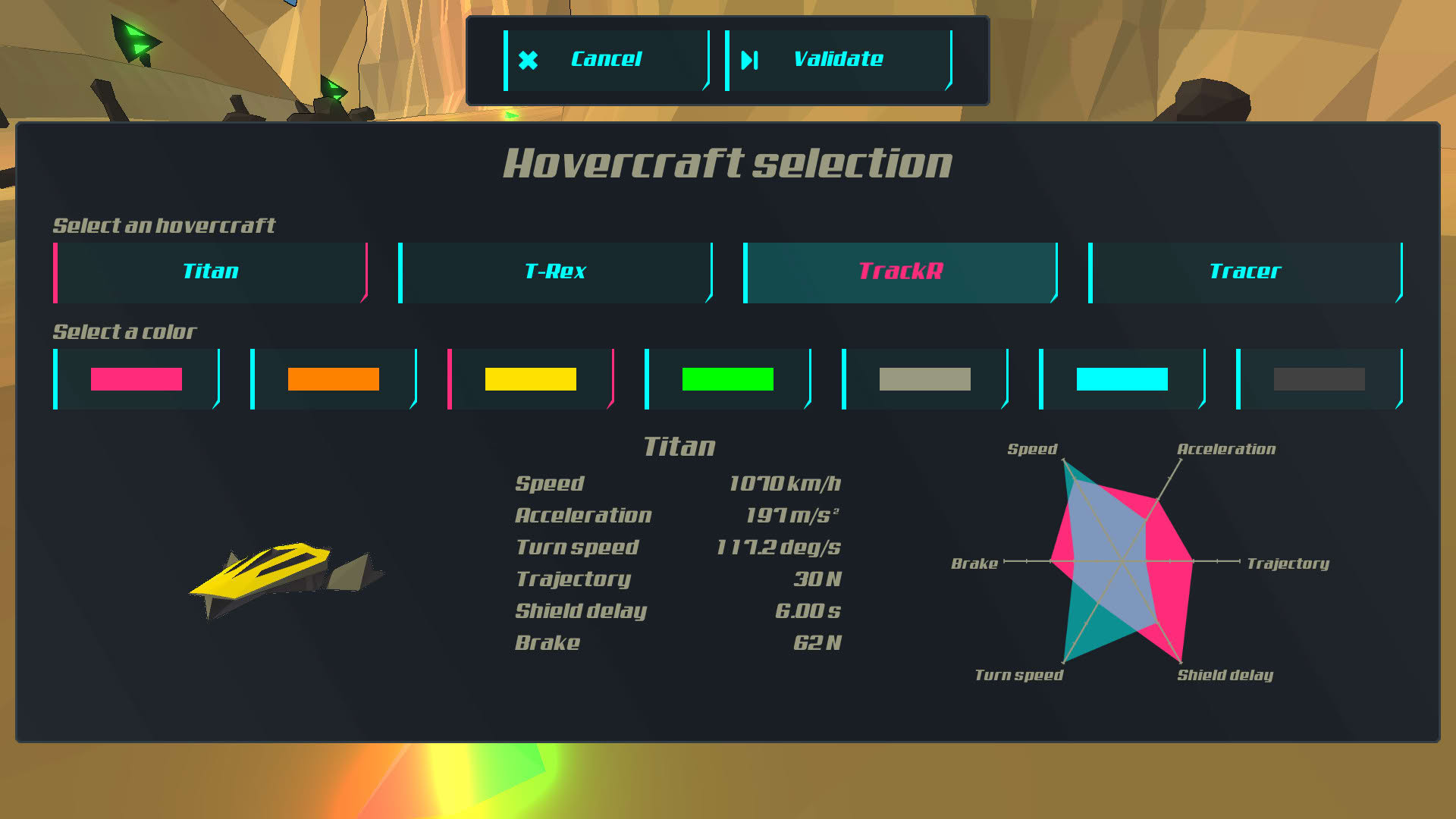 Screenshot for PolyRace