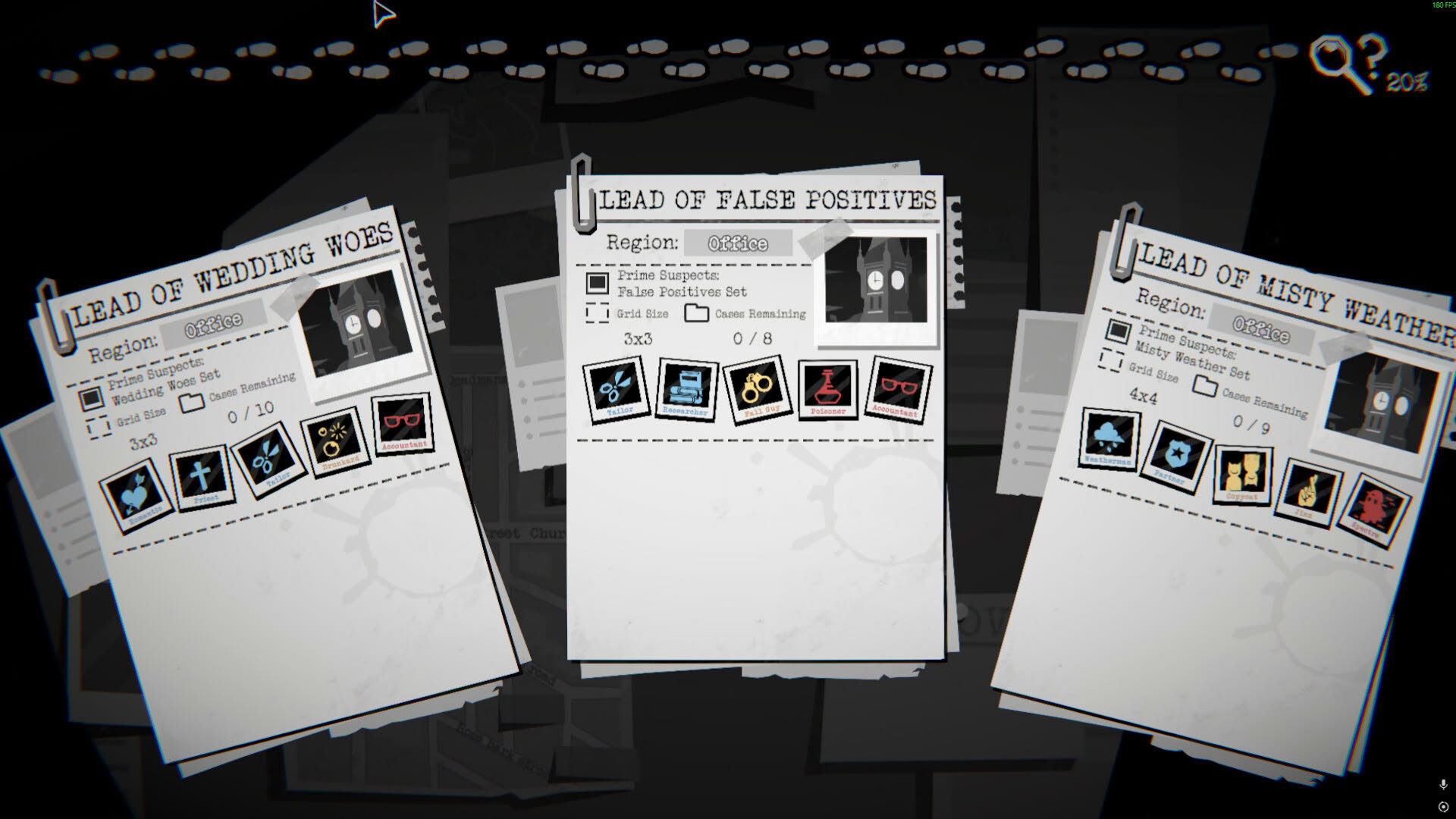 Screenshot for Dupery: A Game of Solo Deduction