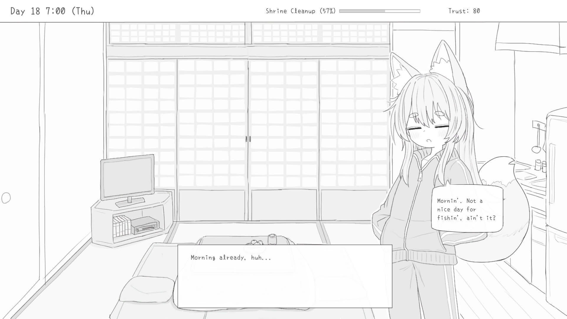 Screenshot for Living With a Little Fox Girl