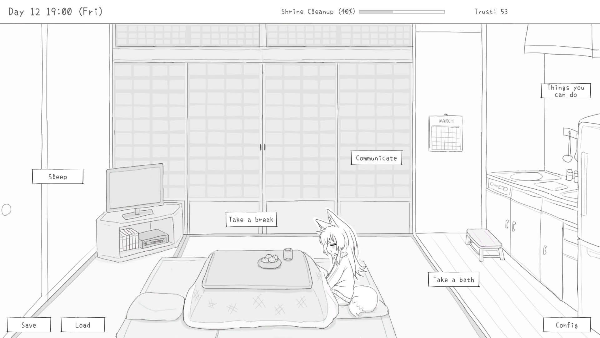 Screenshot for Living With a Little Fox Girl