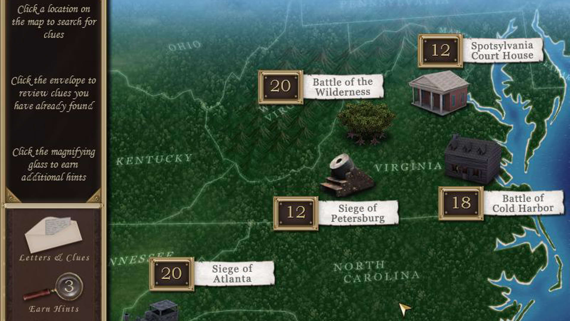 Screenshot for Hidden Mysteries: Civil War