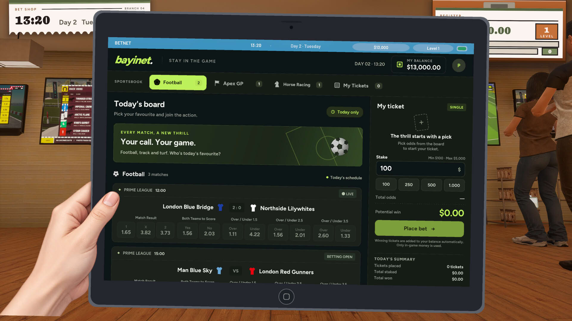 Screenshot for Bet Shop Simulator