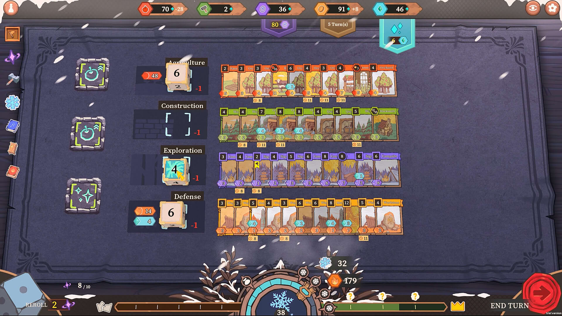 Screenshot for Harvest Dice: Abundia’s Blessing