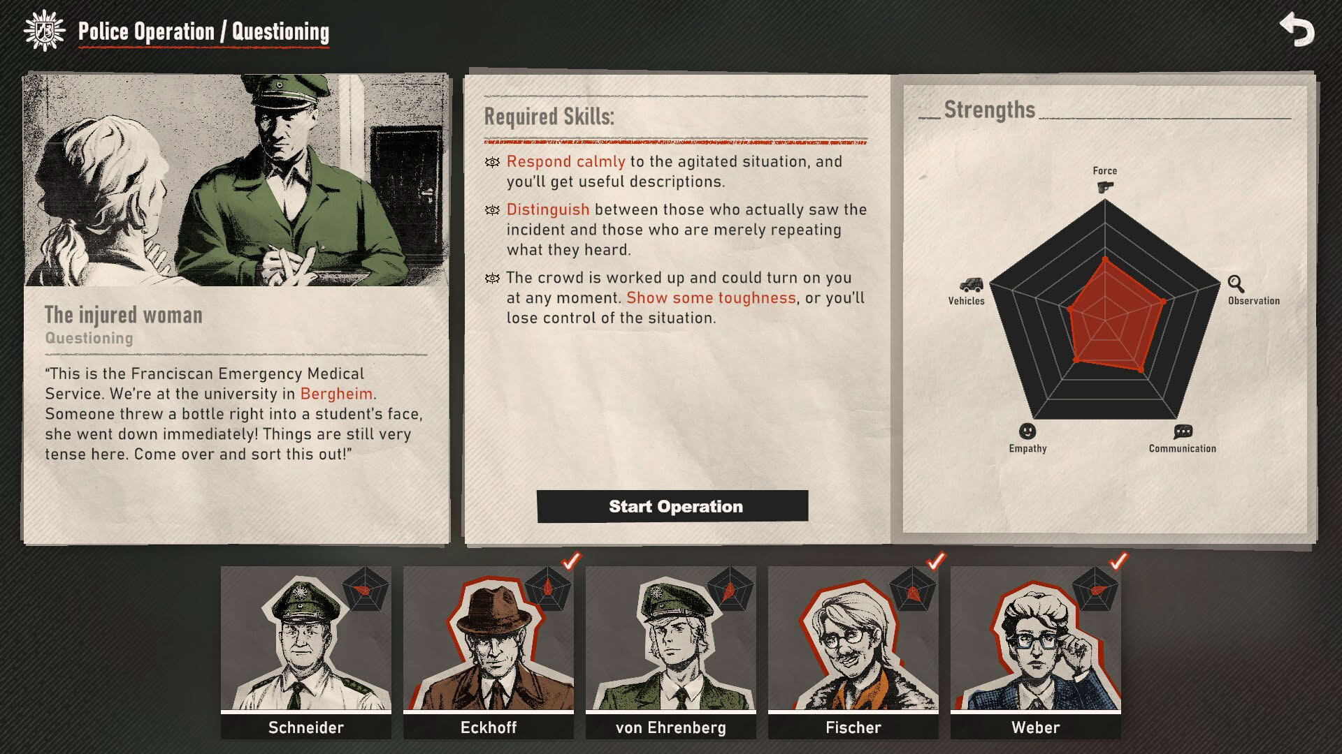 Screenshot for SOKO 1977: Anti-Terror Task Force