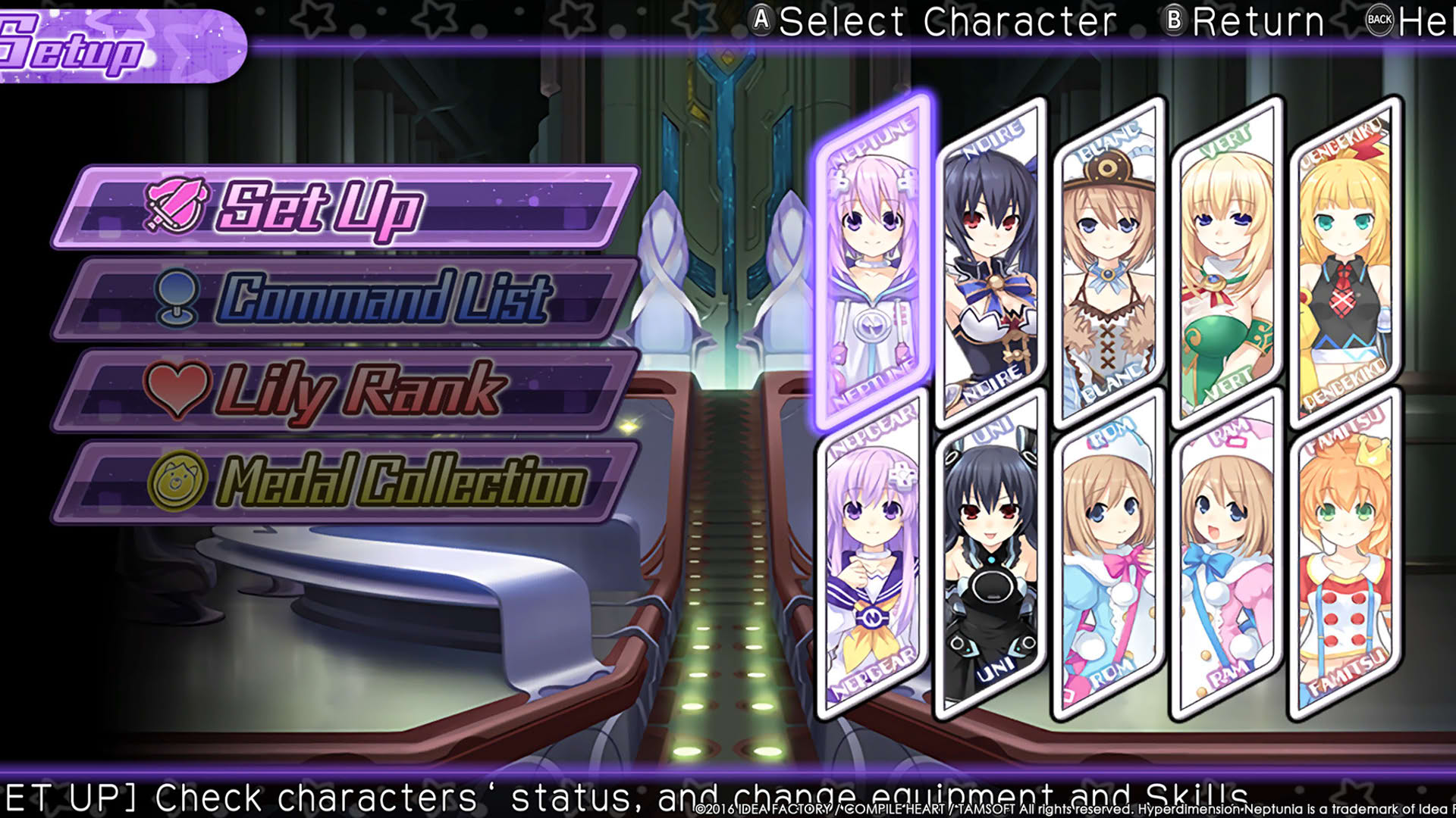 Screenshot for Hyperdimension Neptunia U: Action Unleashed