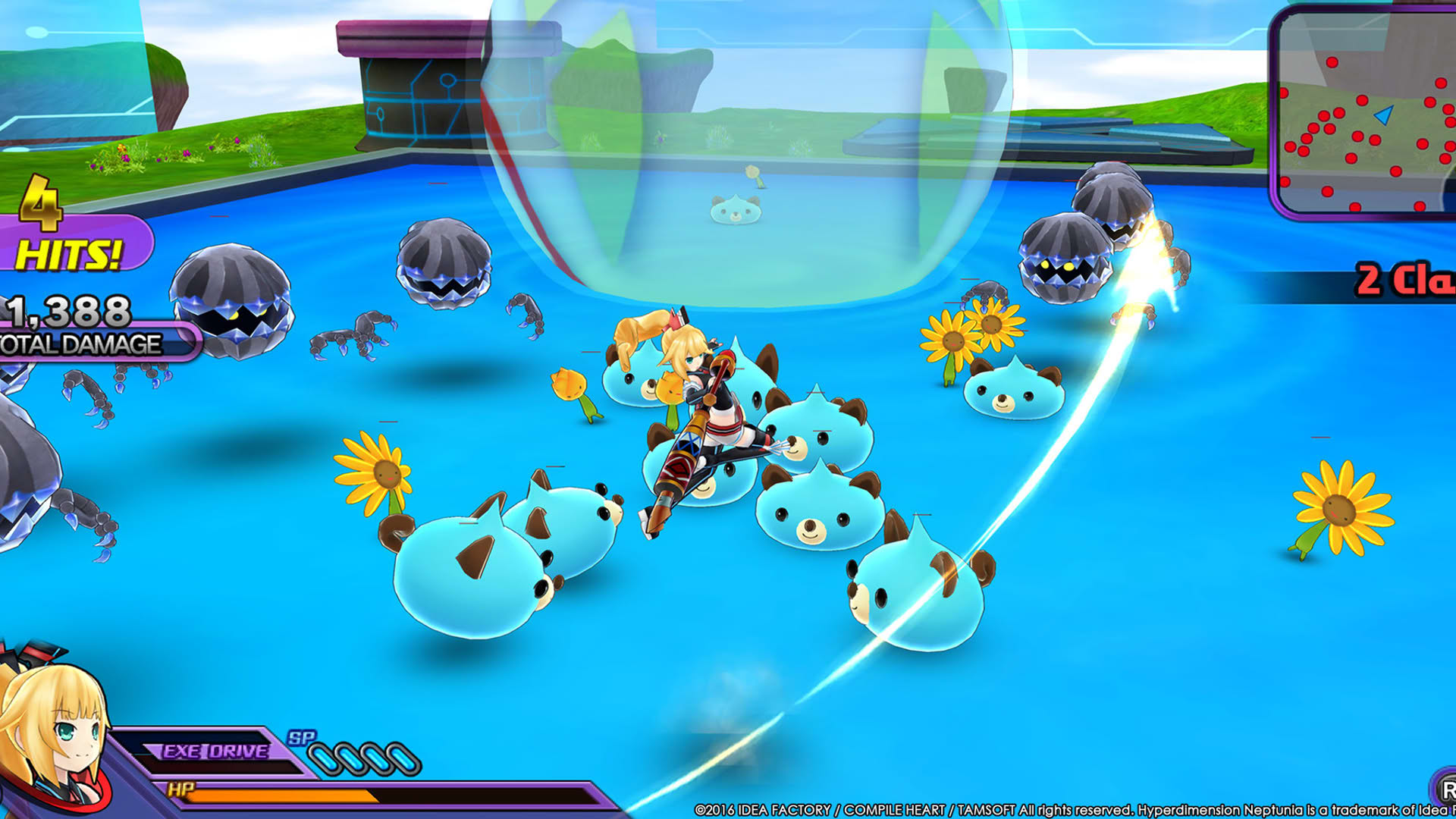 Screenshot for Hyperdimension Neptunia U: Action Unleashed