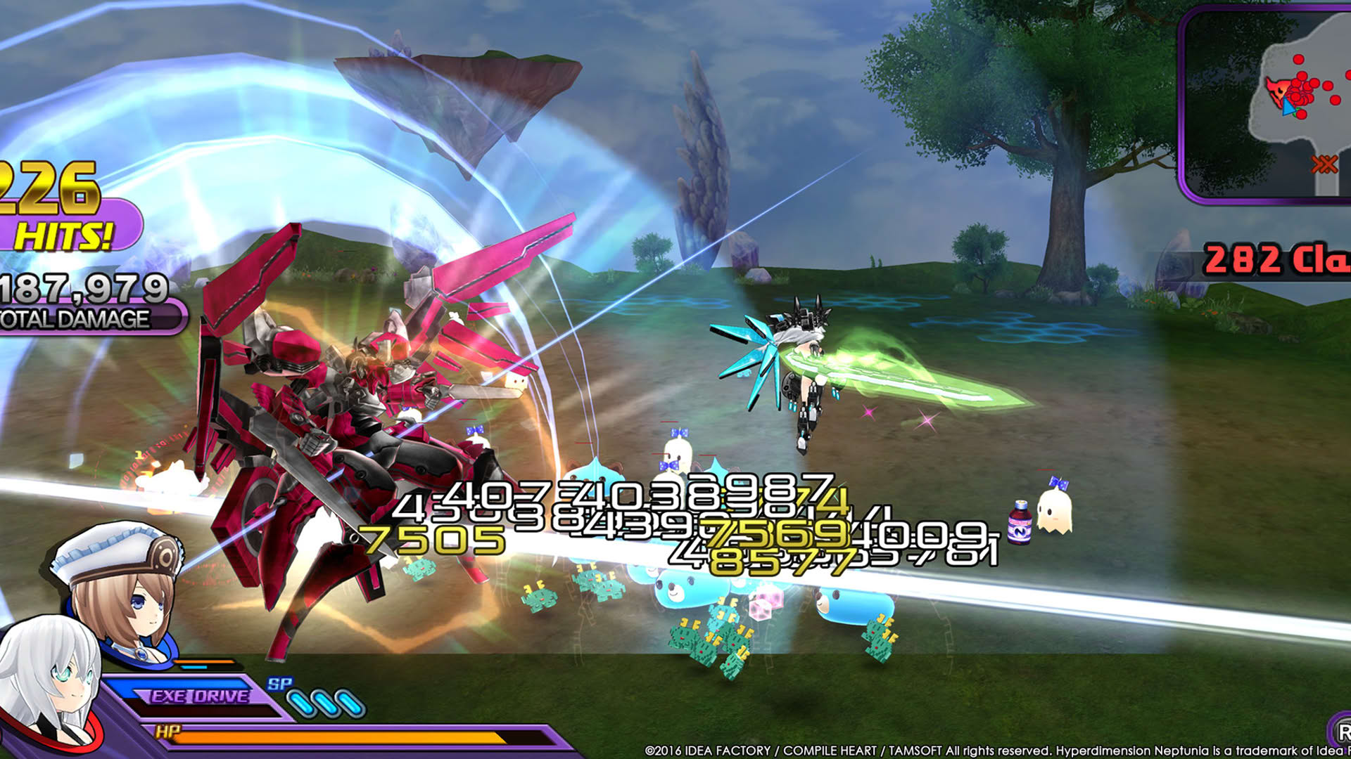 Screenshot for Hyperdimension Neptunia U: Action Unleashed