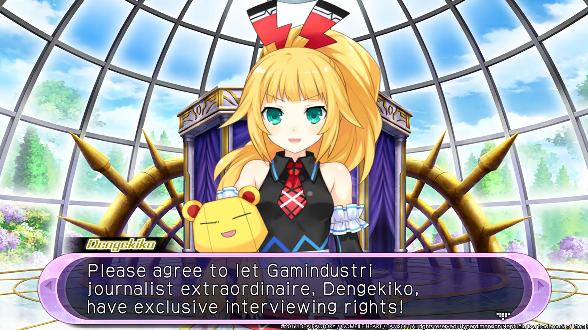 Screenshot for Hyperdimension Neptunia U: Action Unleashed