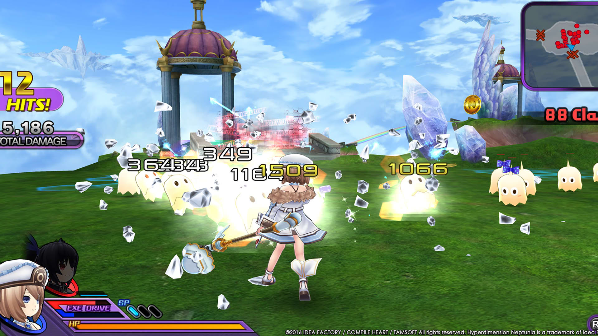 Screenshot for Hyperdimension Neptunia U: Action Unleashed