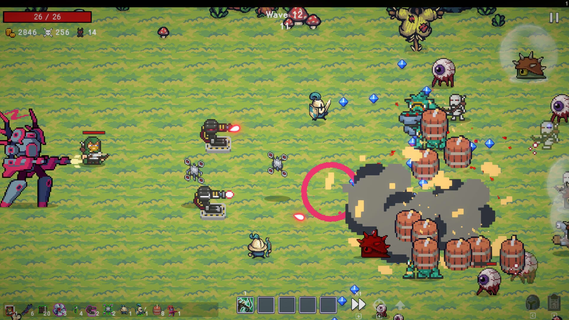Screenshot for Pixel Survivors: Defense