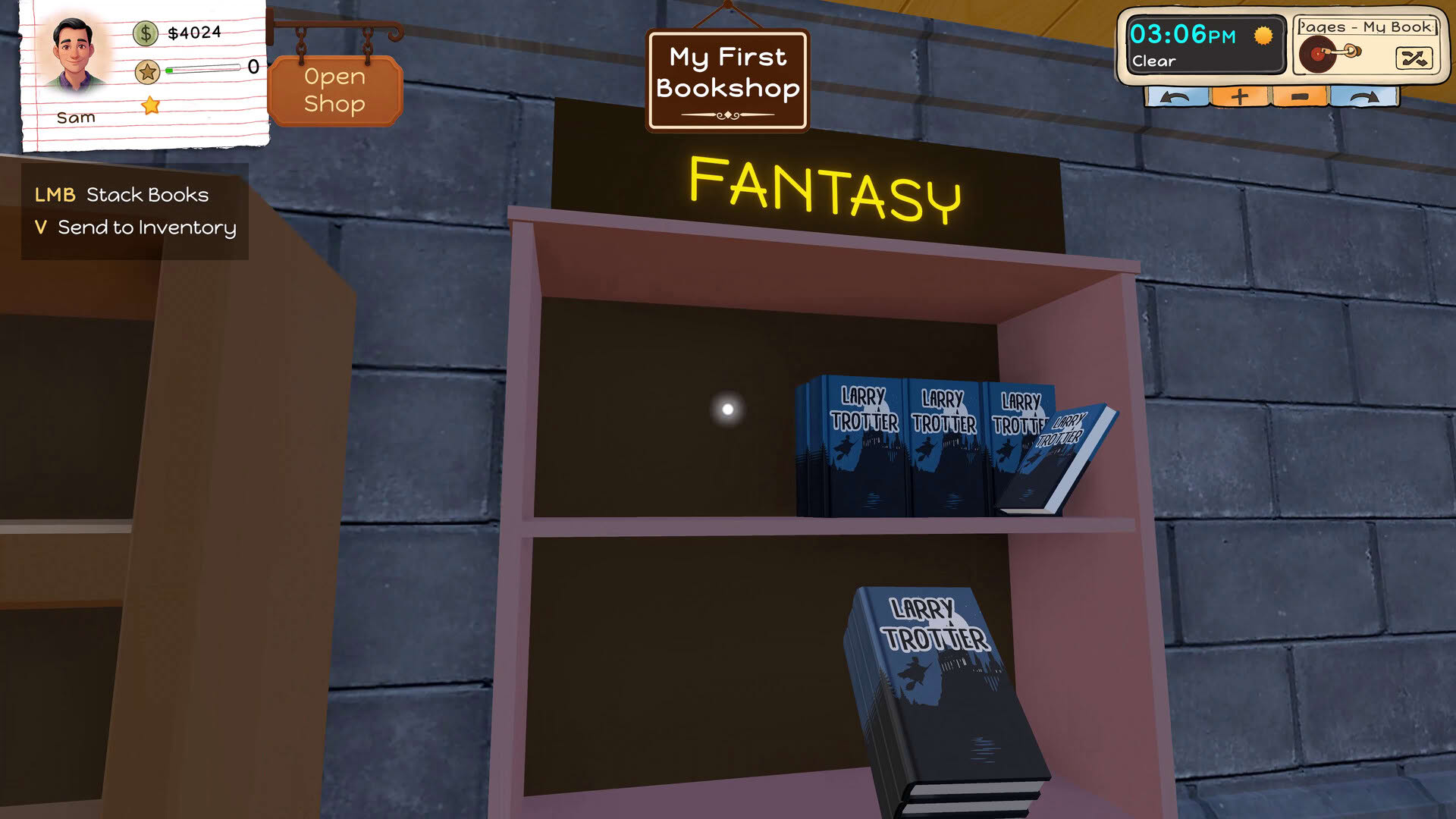 Screenshot for My Bookshop Dreams