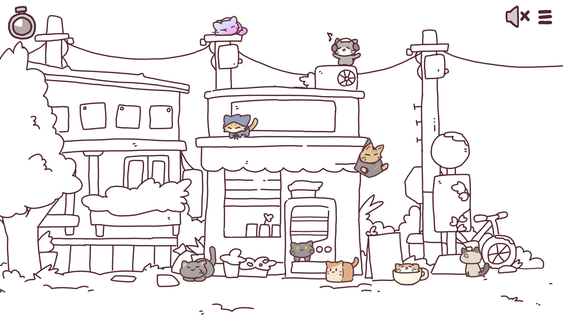 Screenshot for Just Waiting Cats