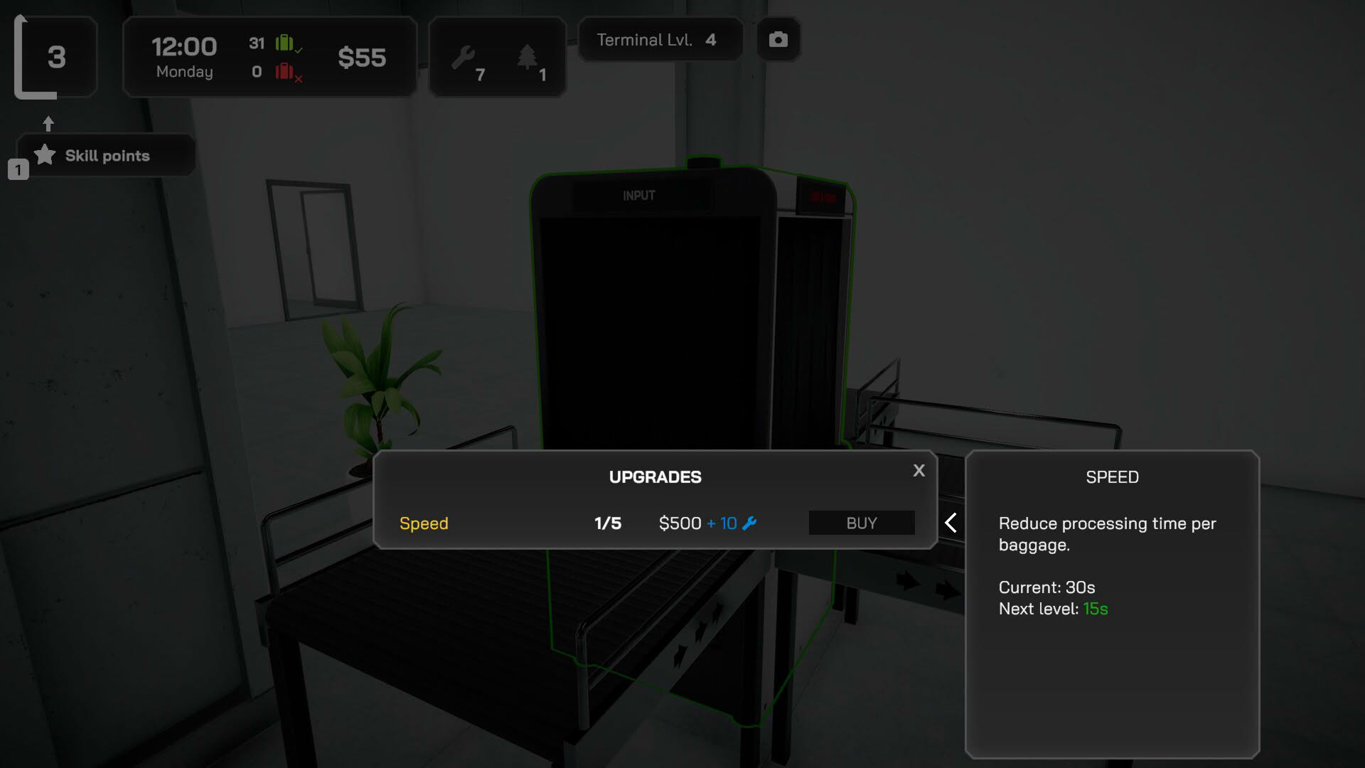 Screenshot for Airport Baggage Simulator