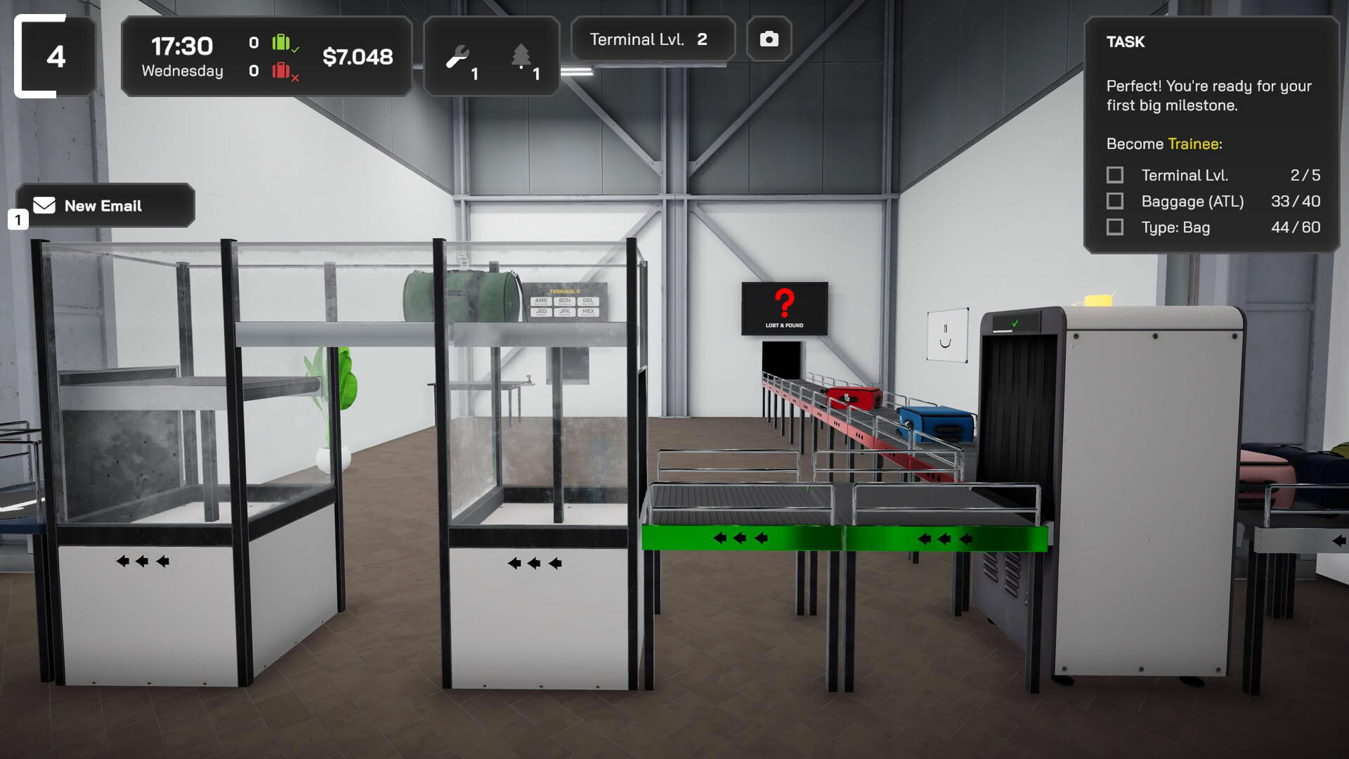 Screenshot for Airport Baggage Simulator