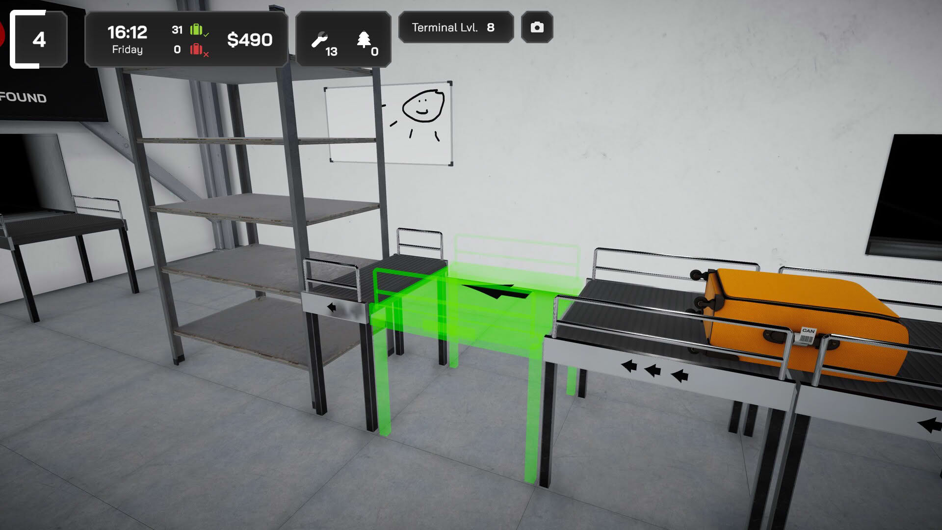Screenshot for Airport Baggage Simulator