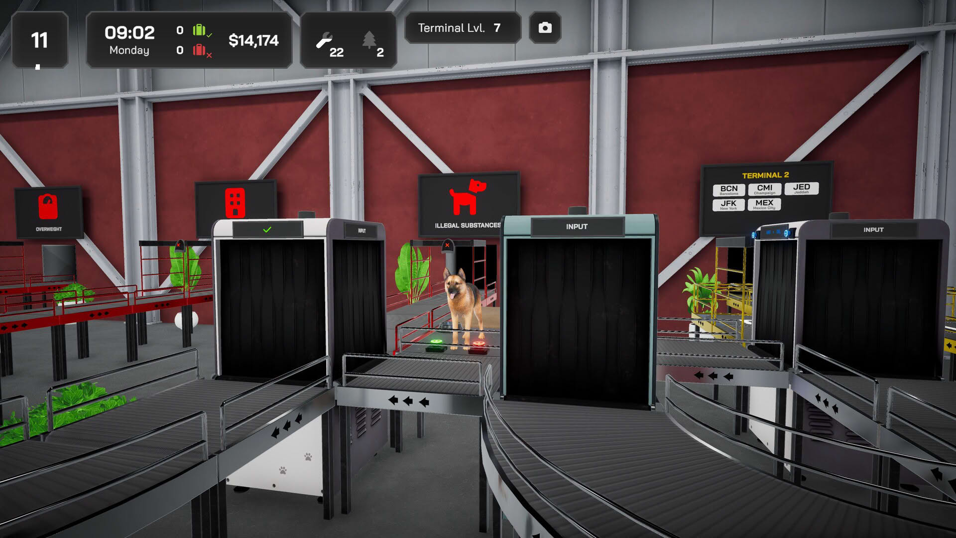 Screenshot for Airport Baggage Simulator