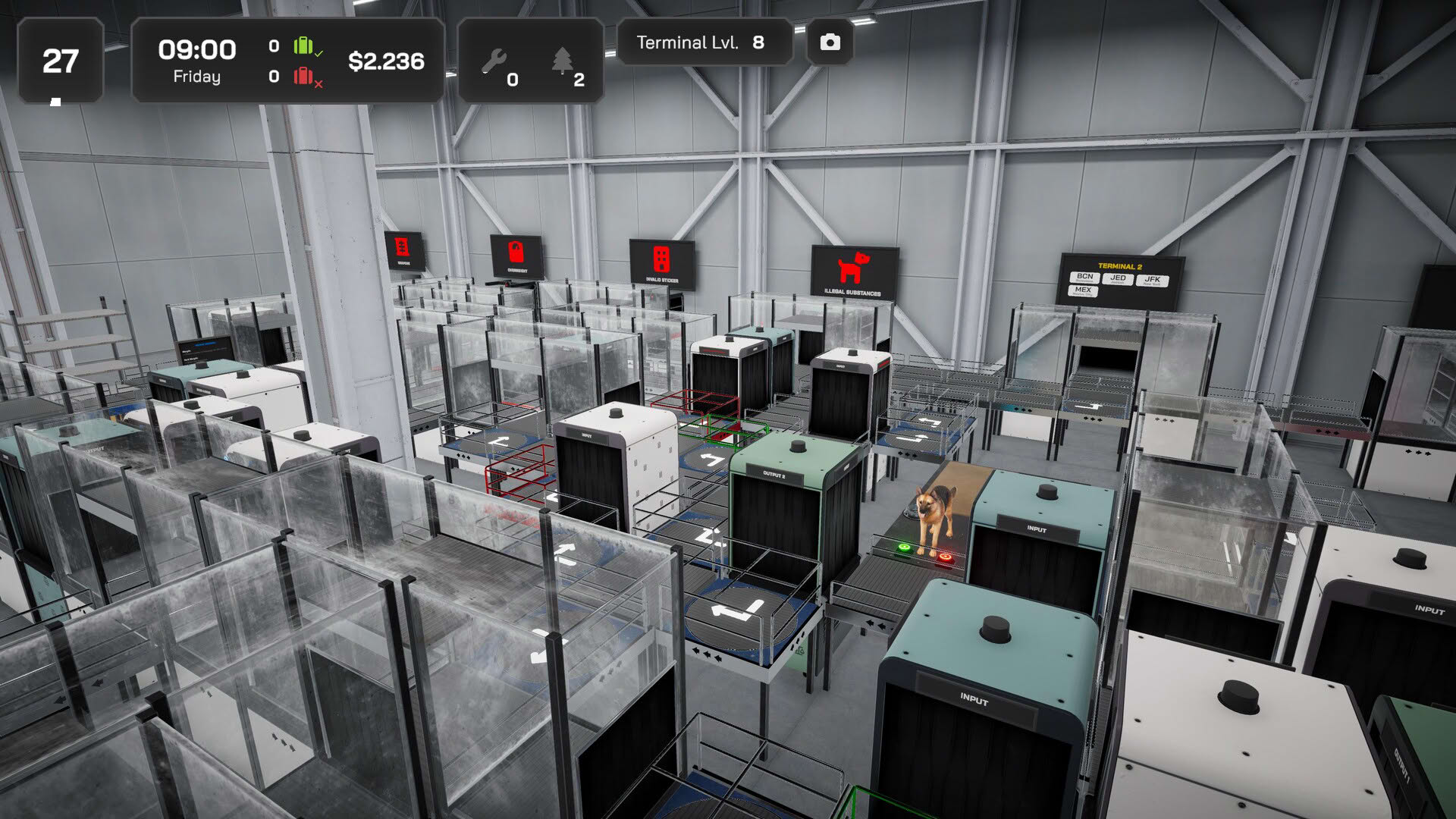 Screenshot for Airport Baggage Simulator