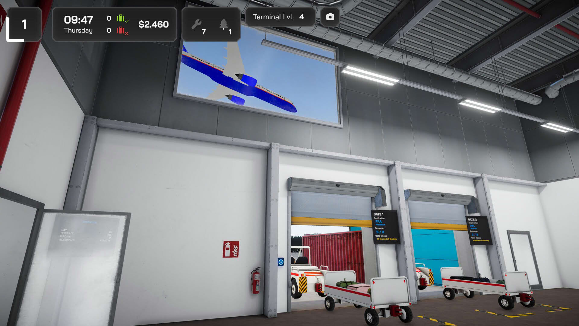 Screenshot for Airport Baggage Simulator