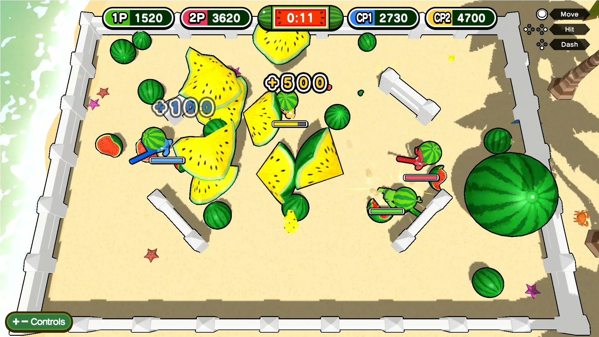 Screenshot for Hit! Spin! Watermelon Party