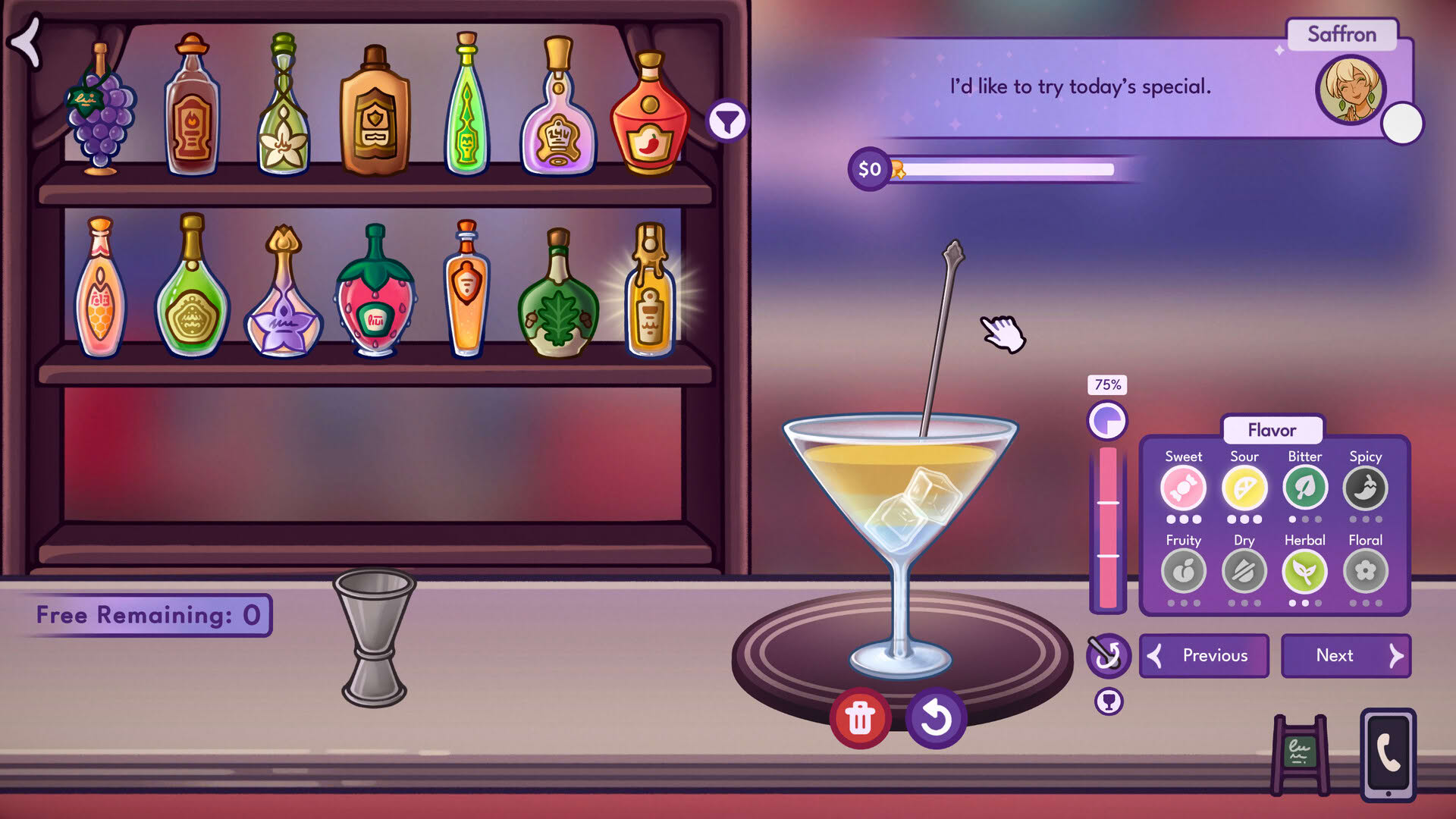 Screenshot for Mixed Spirits