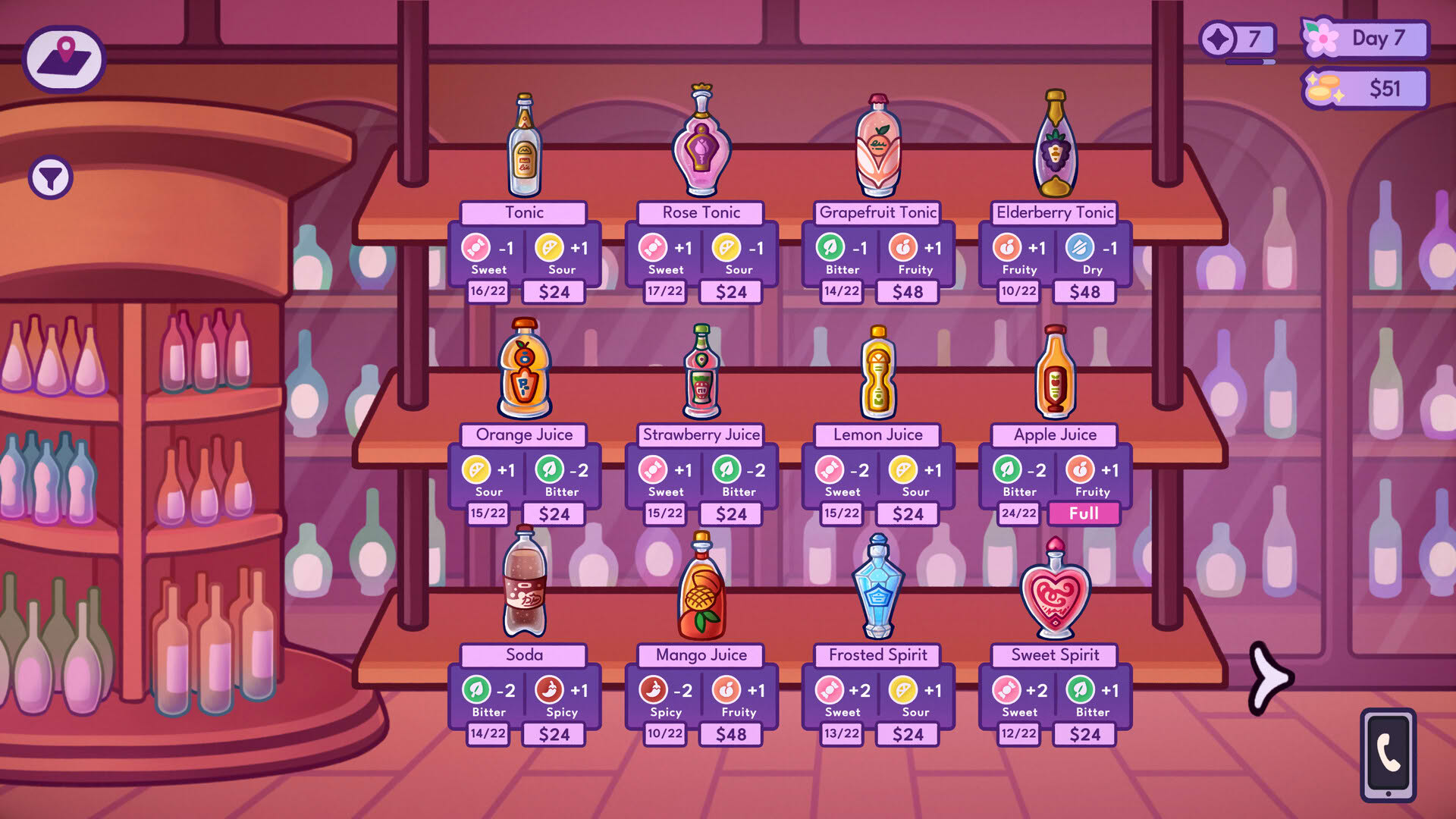 Screenshot for Mixed Spirits